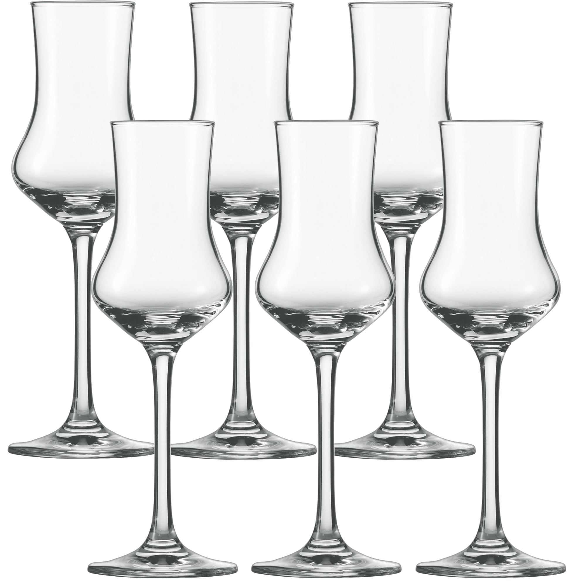 SCHOTT ZWIESEL Digestif-Set Grappaglas 6 Stück Inhalt 95 ml Obstbrandglas