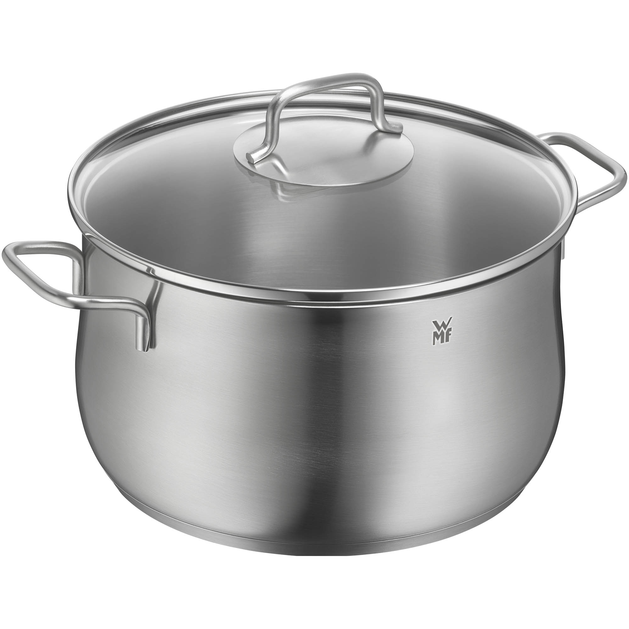 WMF BRILLIANT 5-piece saucepan set with glass lids INDUCTION