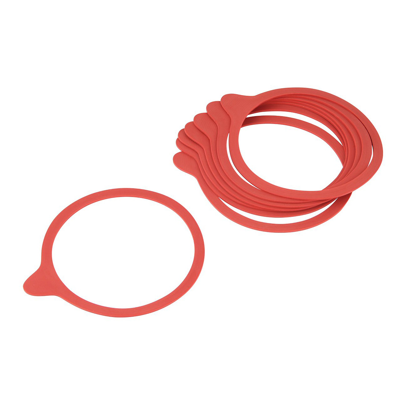 DR.OETKER Einkoch-Gummiringe 10,8 cm / 9,4 cm Set mit 8 Stück