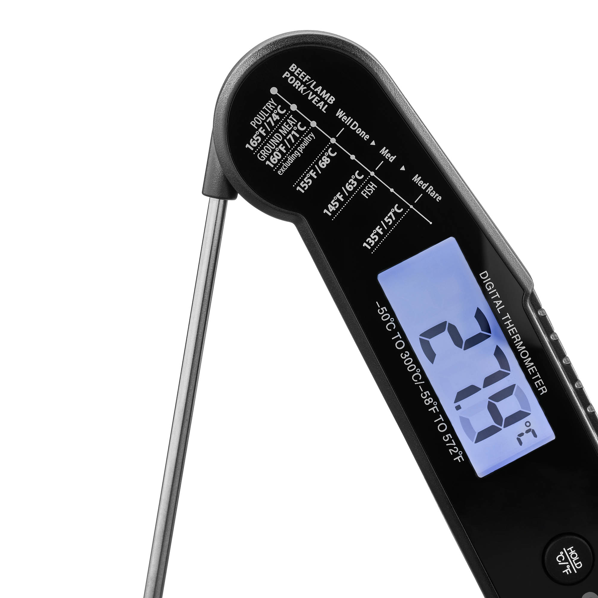 GEFU Folding digital roasting thermometer AUREMA barbecue thermometer