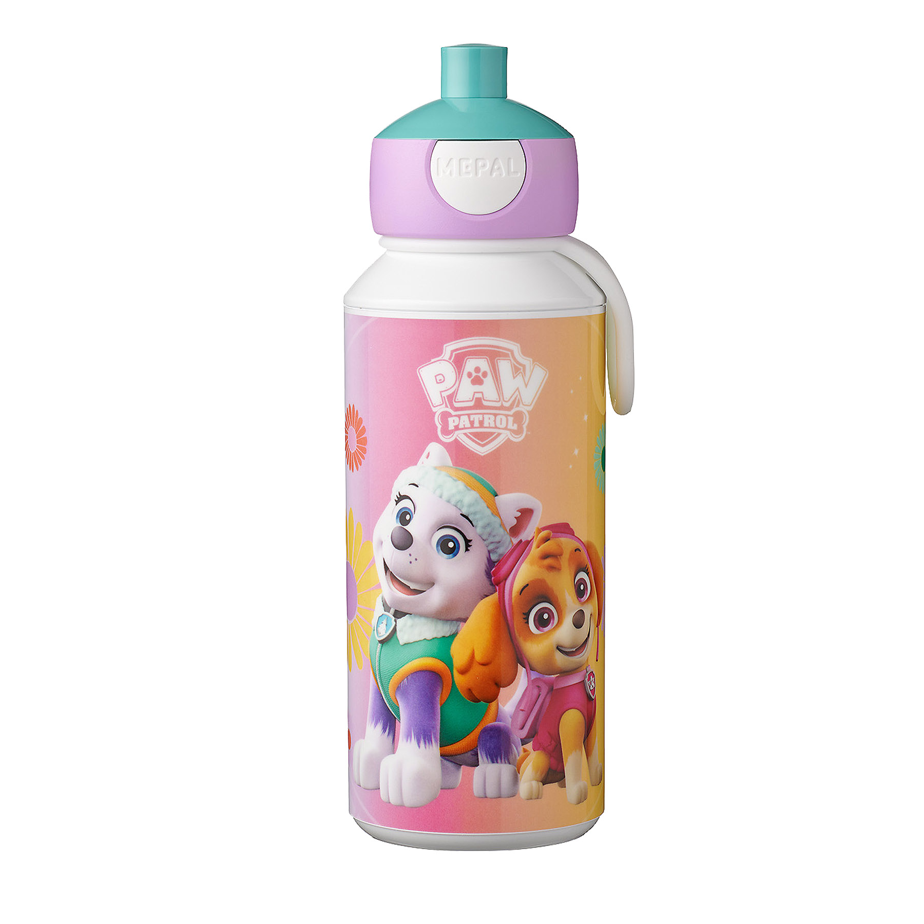MEPAL Pop-up-Trinkflasche für Kinder CAMPUS 0,4 Liter Paw Patrol Girls
