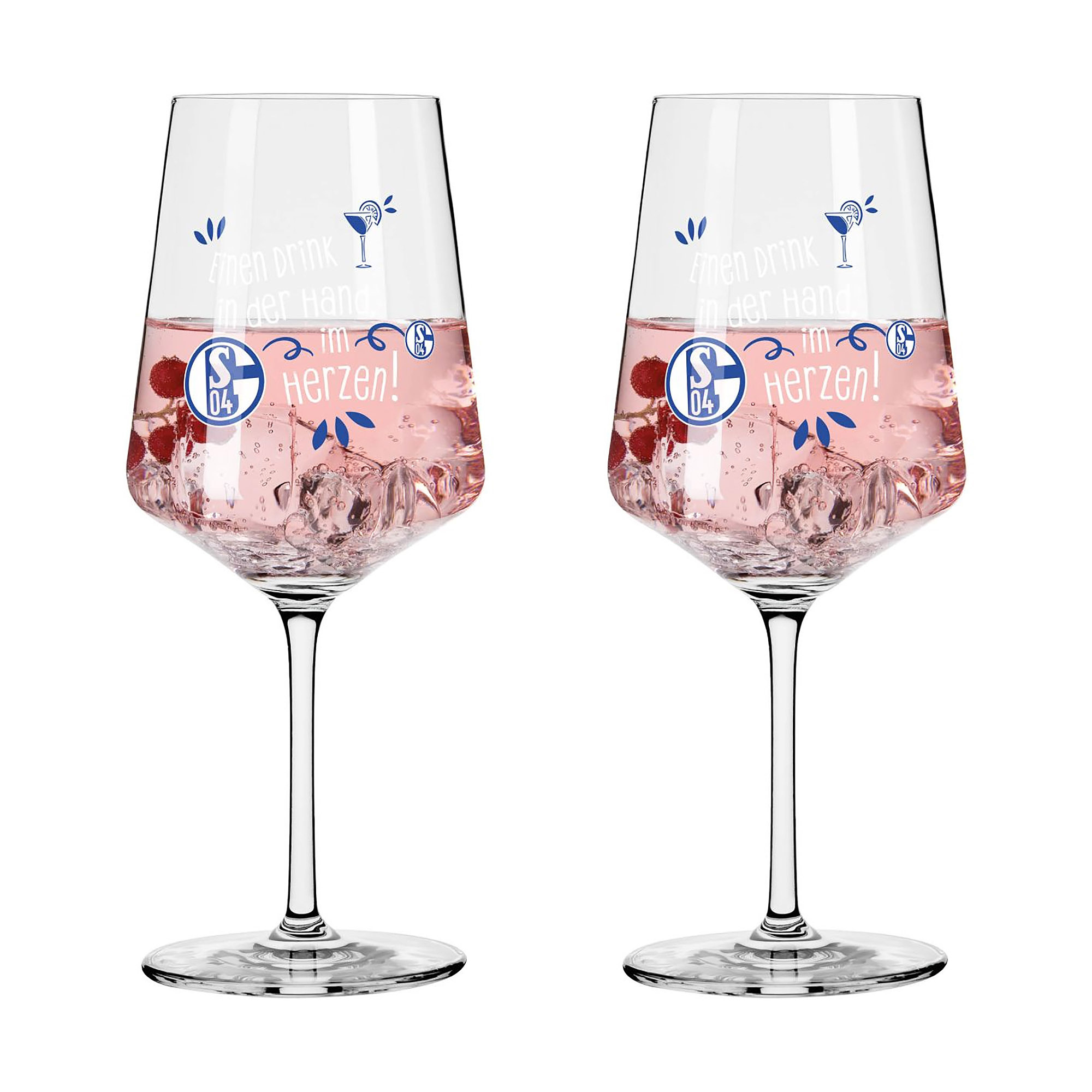 RITZENHOFF Cocktailglas Sprizz-Glas FC SCHALKE 04 Set mit 2 Stück à 544 ml