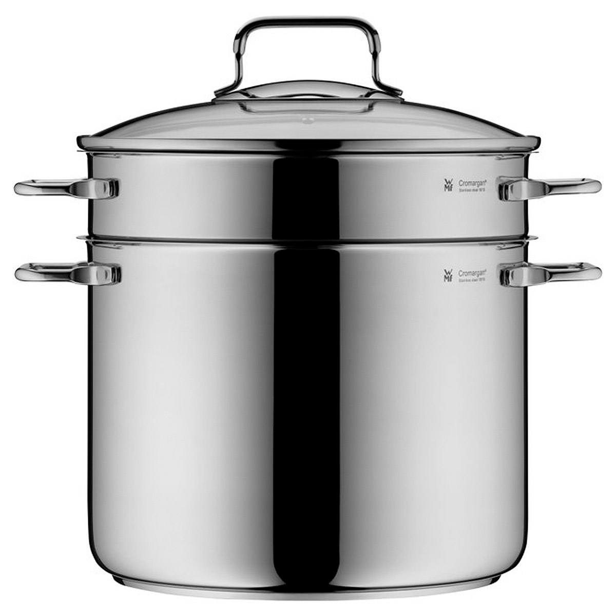 WMF pasta pot pasta pot soup pot 24 cm 7.0 litres with sieve insert + glass lid