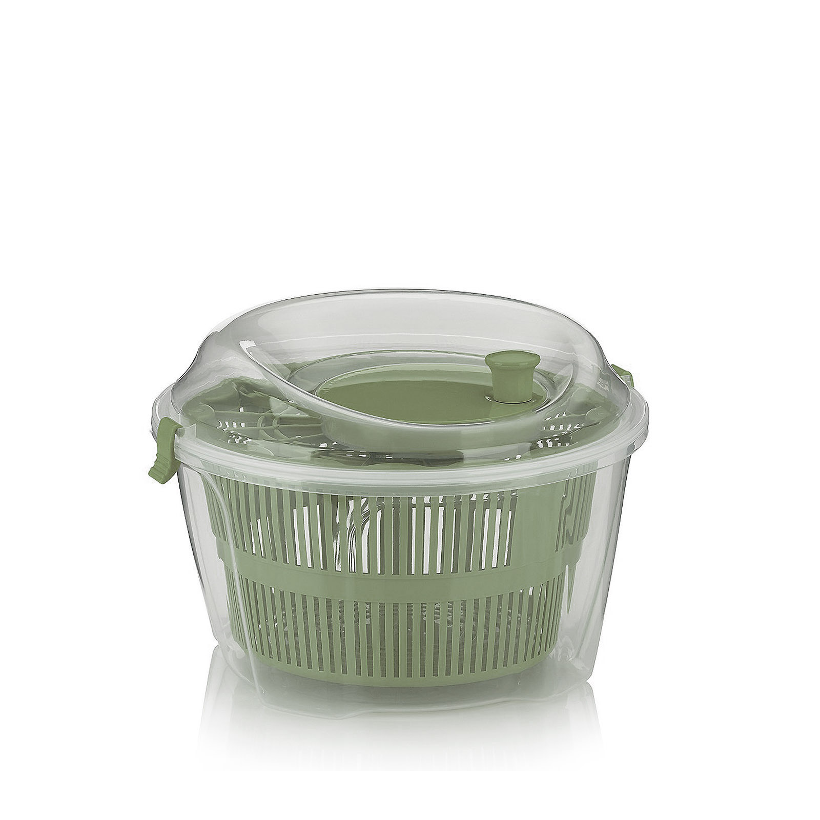 KELA Salatschleuder MALIN 24,5 cm 4,4 Liter grün