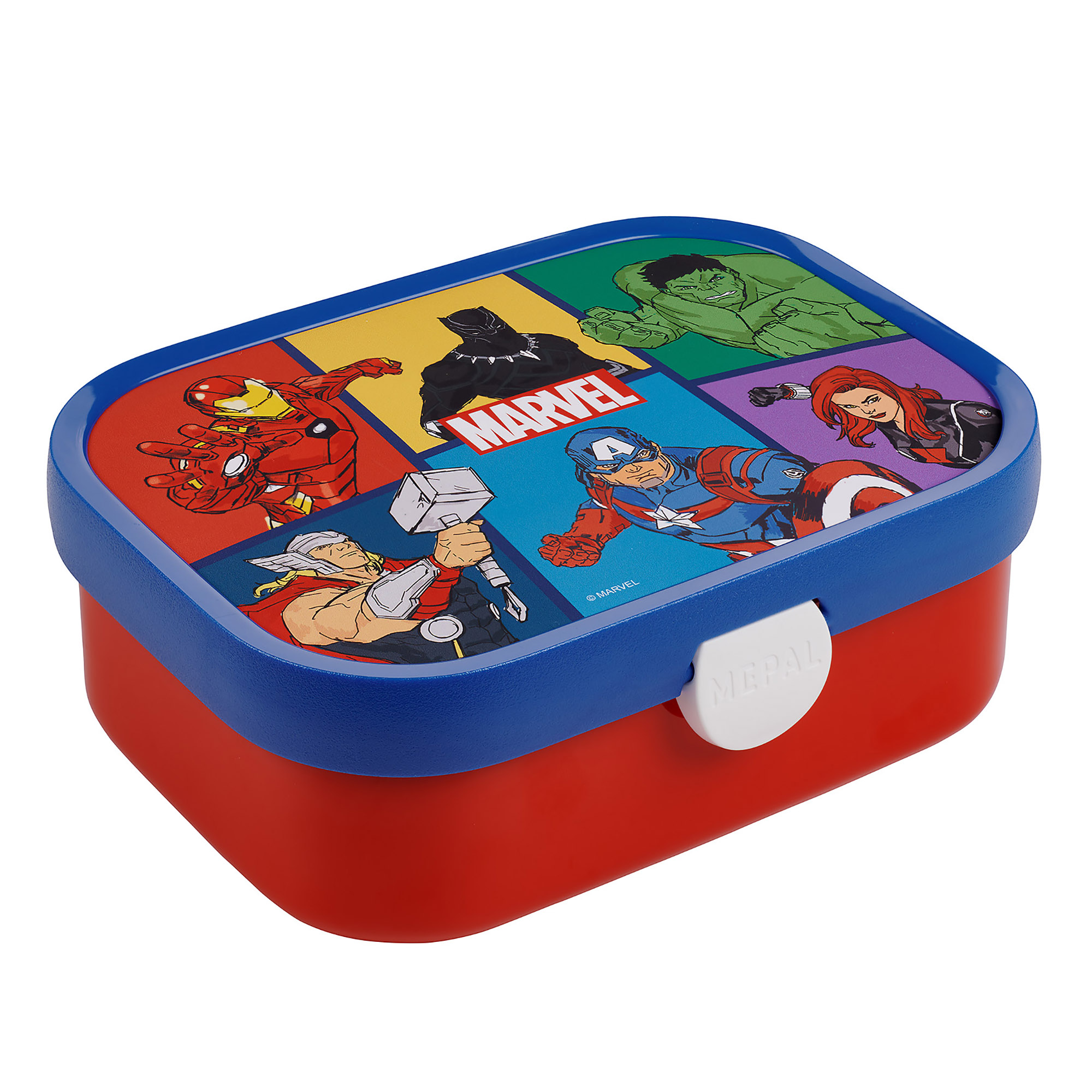 MEPAL Brotdose mit Bento-Einsatz CAMPUS 0,75 Liter Motiv Marvel's Avengers