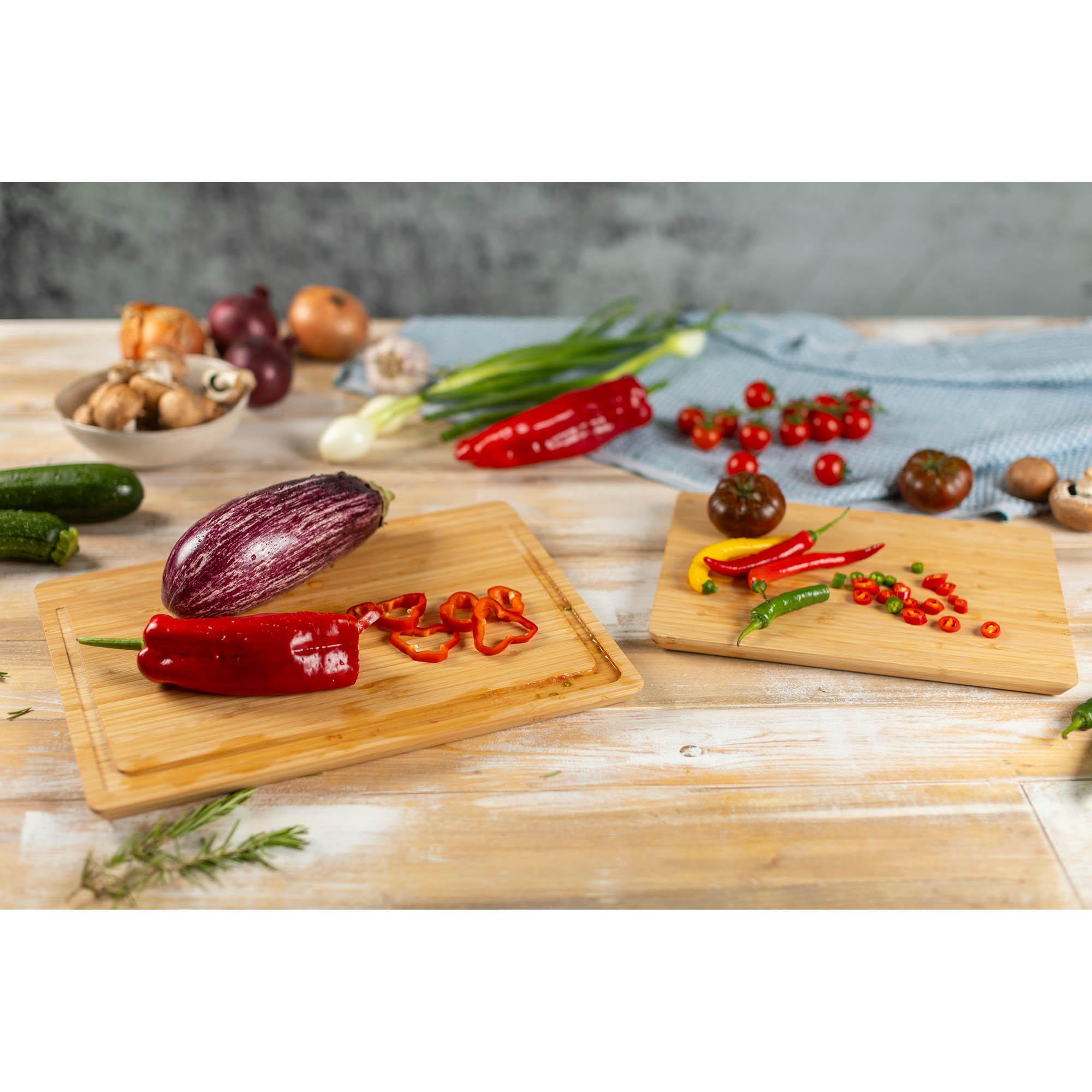 KUHN RIKON ICED Bamboo Chopping Board, 26 x 36 cm