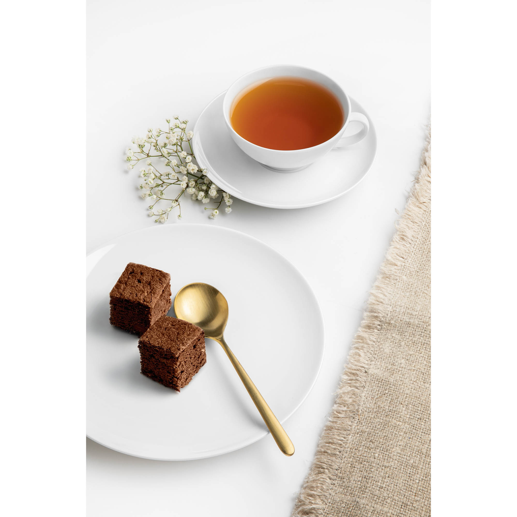 Seltmann Weiden LIBERTY white 003 plain teacup small 0.14 litre 6 pieces