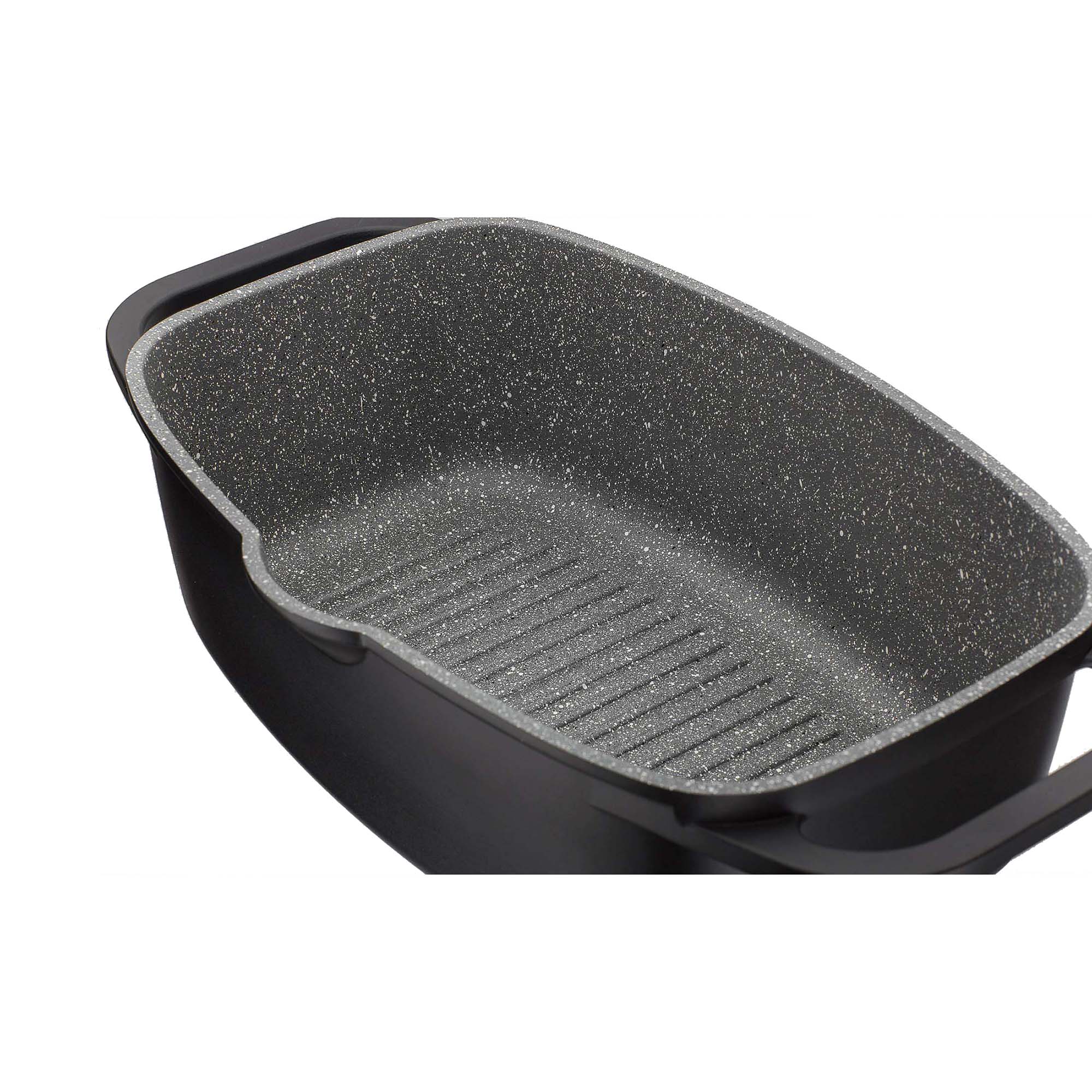 GSW Universalbräter GOURMET 33 x 21 cm - 6 Liter Grillboden PFAS-frei Induktion