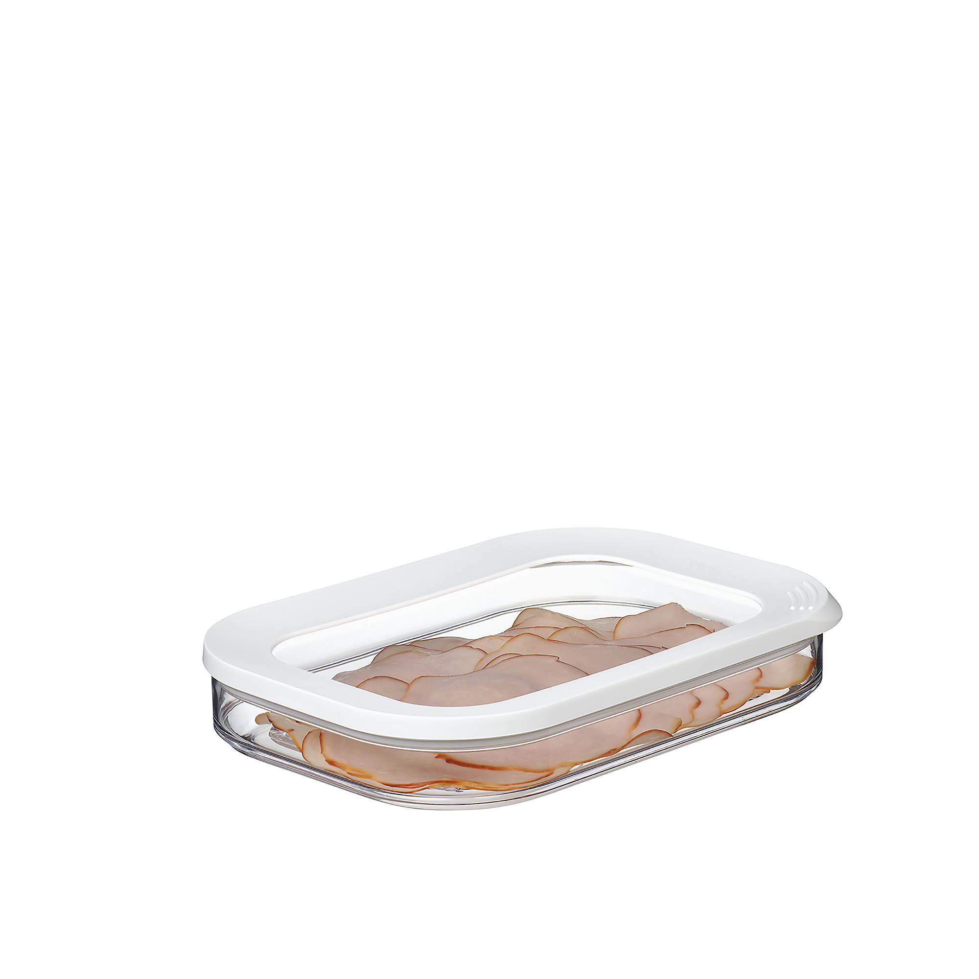 MEPAL Vorratsdose MODULA Aufschnittdose 0,55 Liter transparent weiß