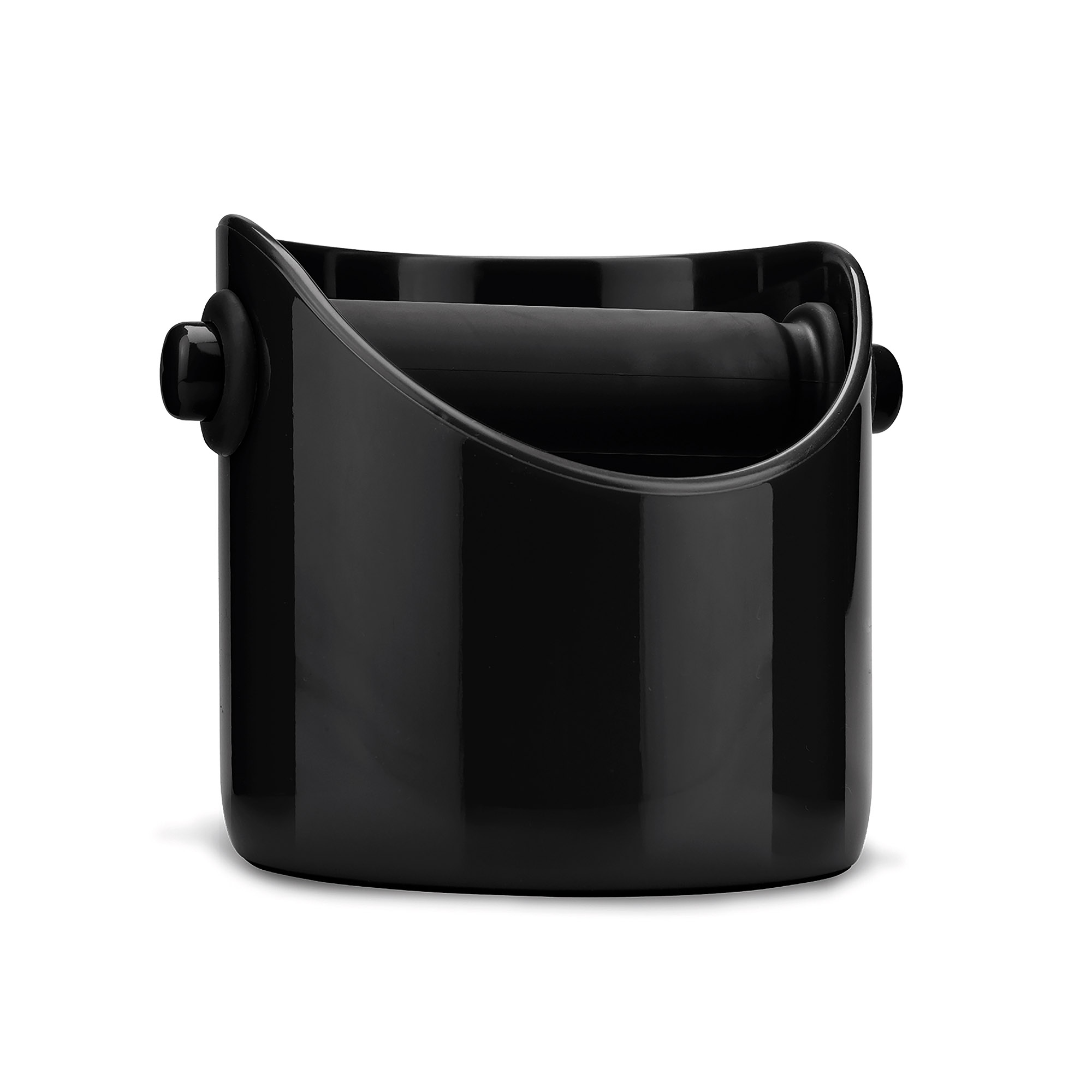 DREAMFARM Abklopfbehälter für Siebträger GRINDENSTEIN schwarz