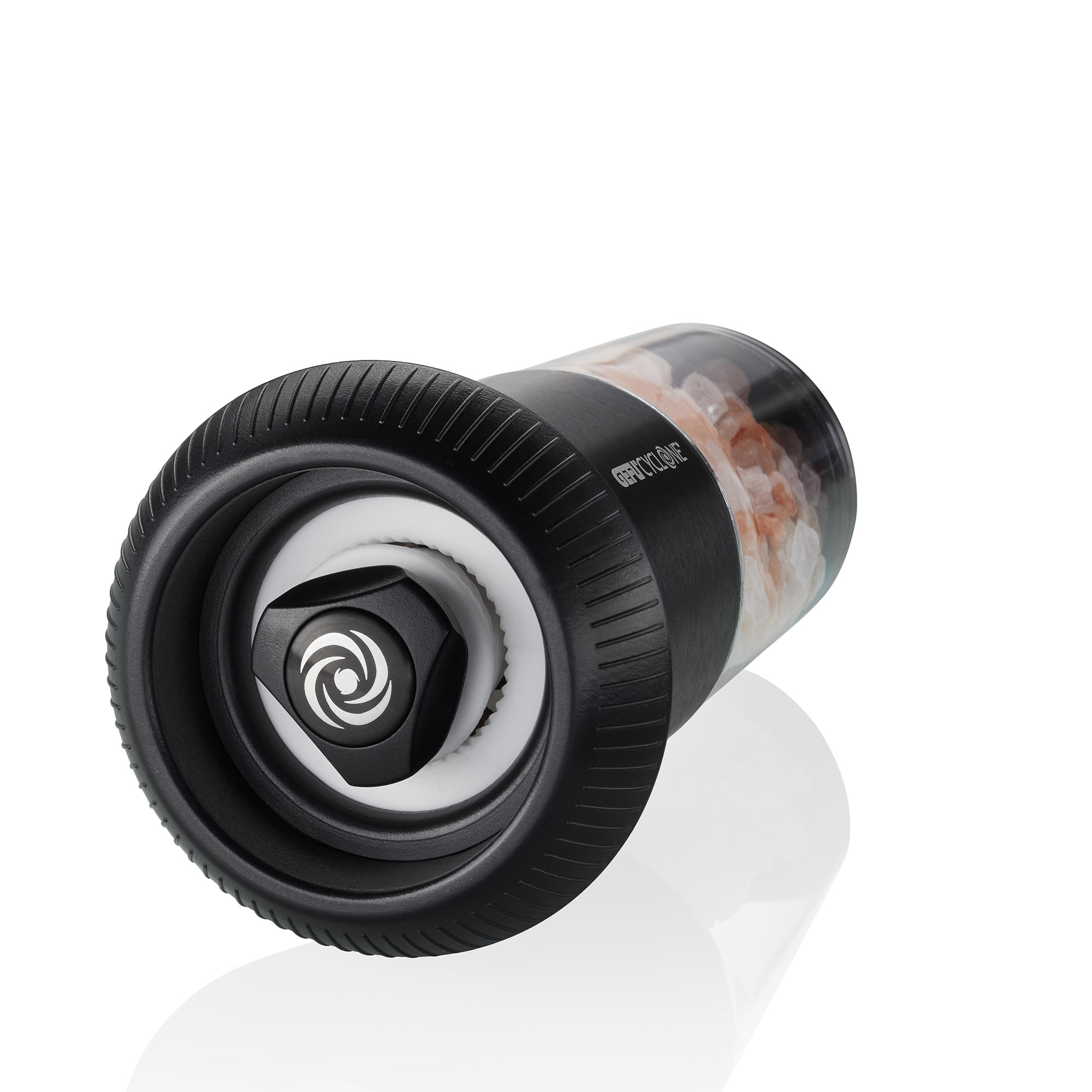 GEFU salt mill Pepper mill X-PLOSION S stainless steel black 10.7 cm