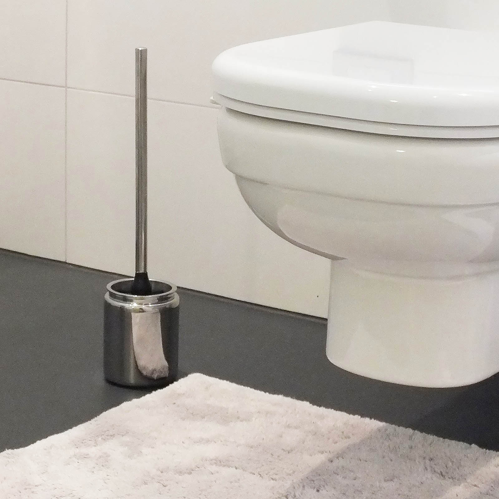 KELA WC-Garnitur Toilettenbürste FABER Edelstahl poliert