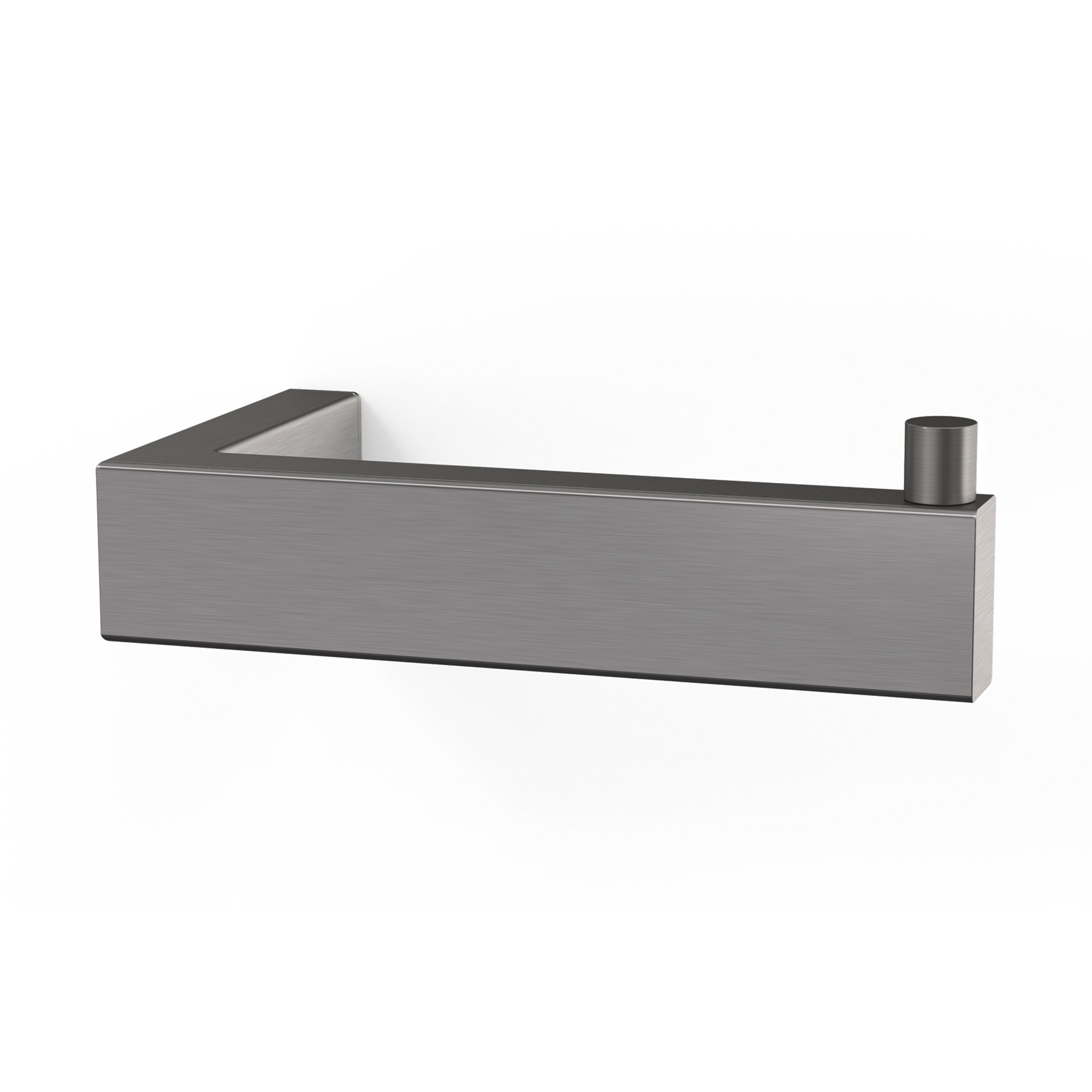 ZACK Toilettenpapierhalter LINEA Edelstahl graphite für Wandmontage