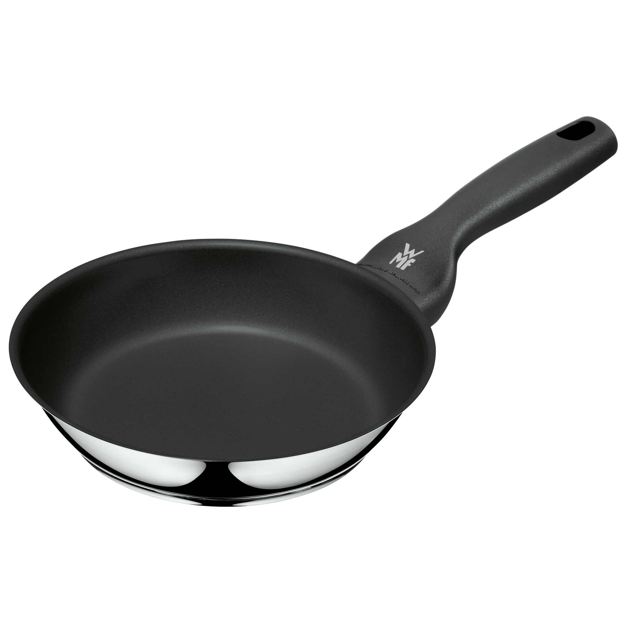 WMF Bratpfanne CeraDur Profi, Cromargan® Edelstahl Rostfrei 18/10 (1-tlg), keramische Antihaftversiegelung, robuster mineralischer Aufbau