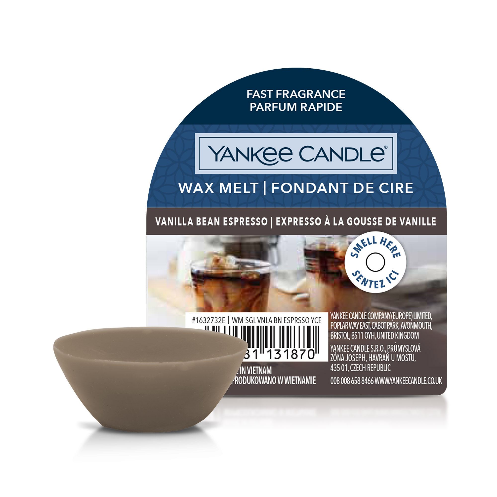 YANKEE CANDLE Wax Melt VANILLA BEAN ESPRESSO 22 g Duftwachs