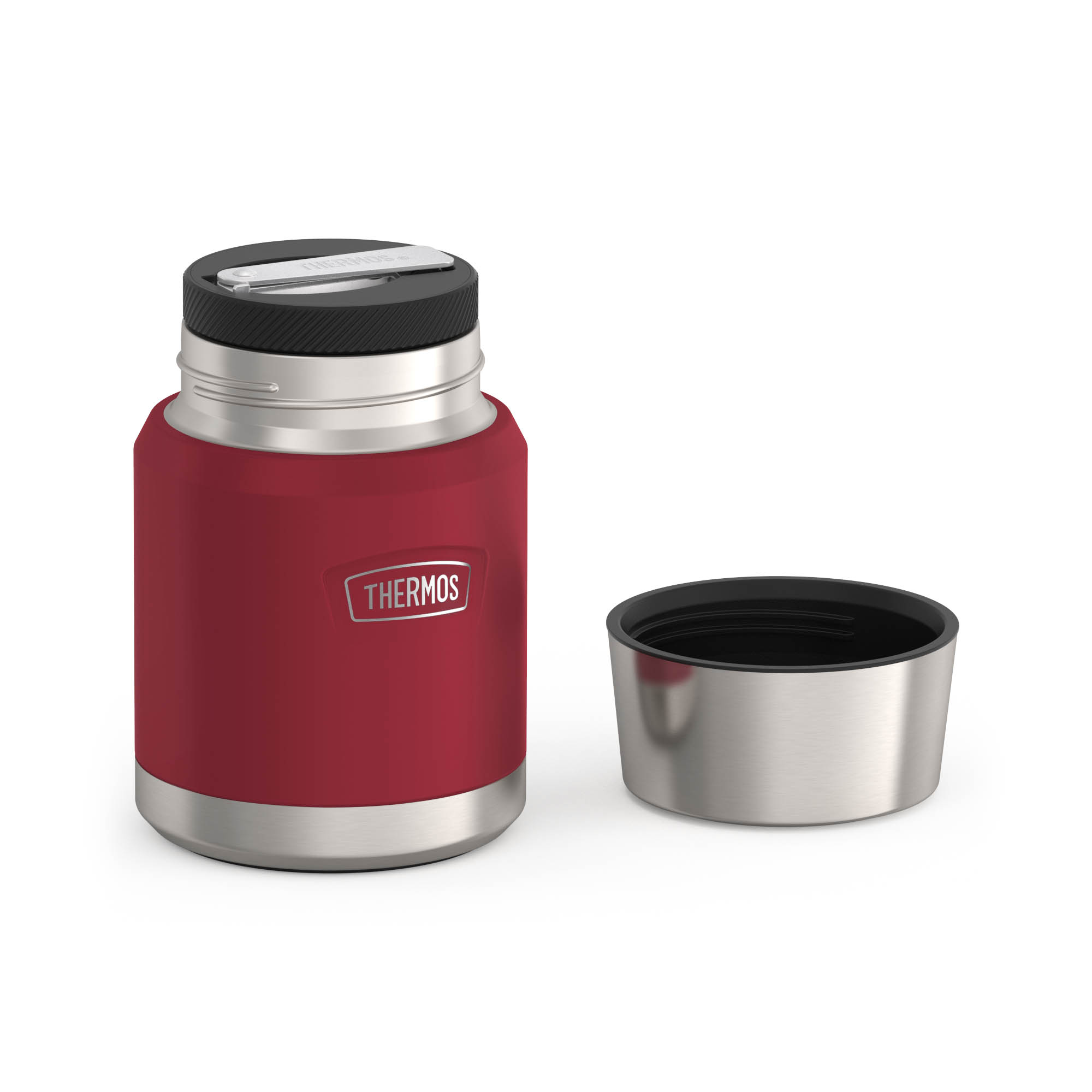 THERMOS Isolierspeisegefäß ICON FOOD JAR 0,47 Liter Edelstahl doppelwandig berry