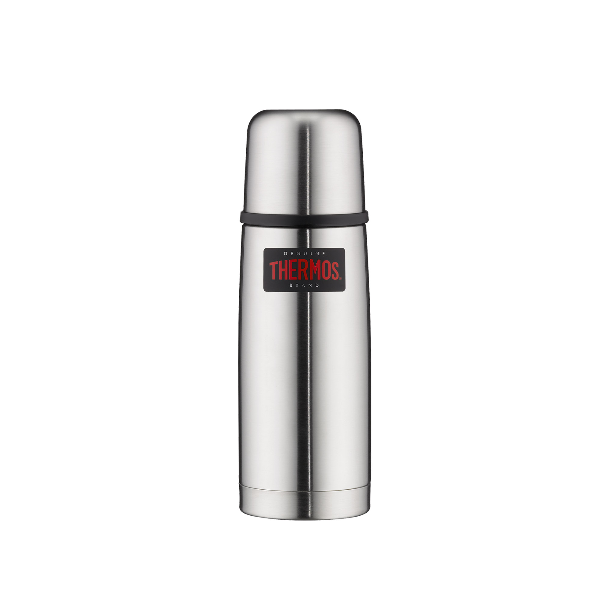 THERMOS Isolierflasche LIGHT & COMPACT Edelstahl matt doppelwandig 0,35 Liter