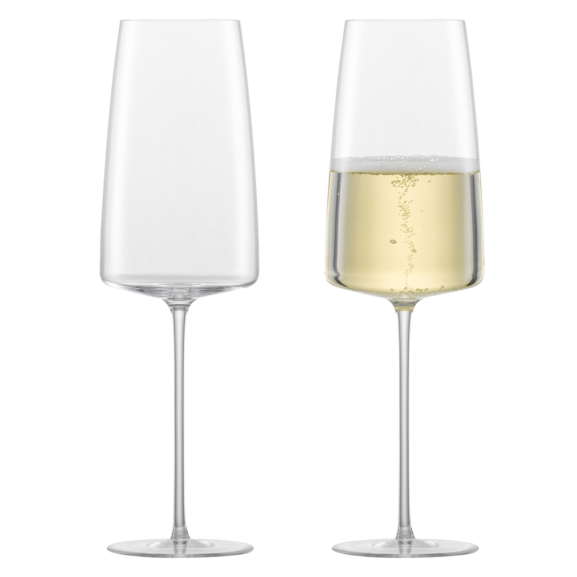 ZWIESEL GLAS Serie SIMPLIFY Sektglas leicht & frisch mundgeblasen 2 Stück 407 ml