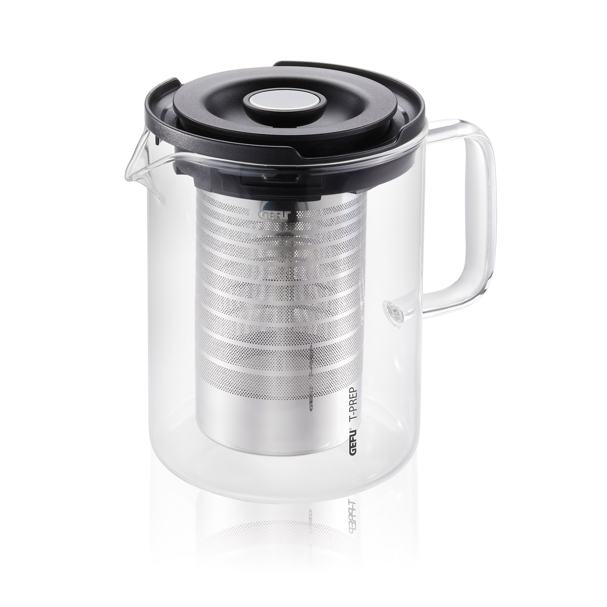 GEFU Ersatzglas mit Griff für Teekanne T-PREP 0,8 Liter für 3 - 4 Tassen