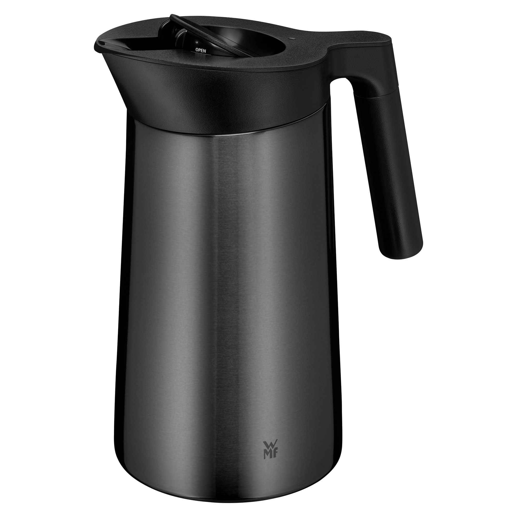 WMF Isolierkanne KINEO 1,0 Liter Cromargan doppelwandig graphitgrau