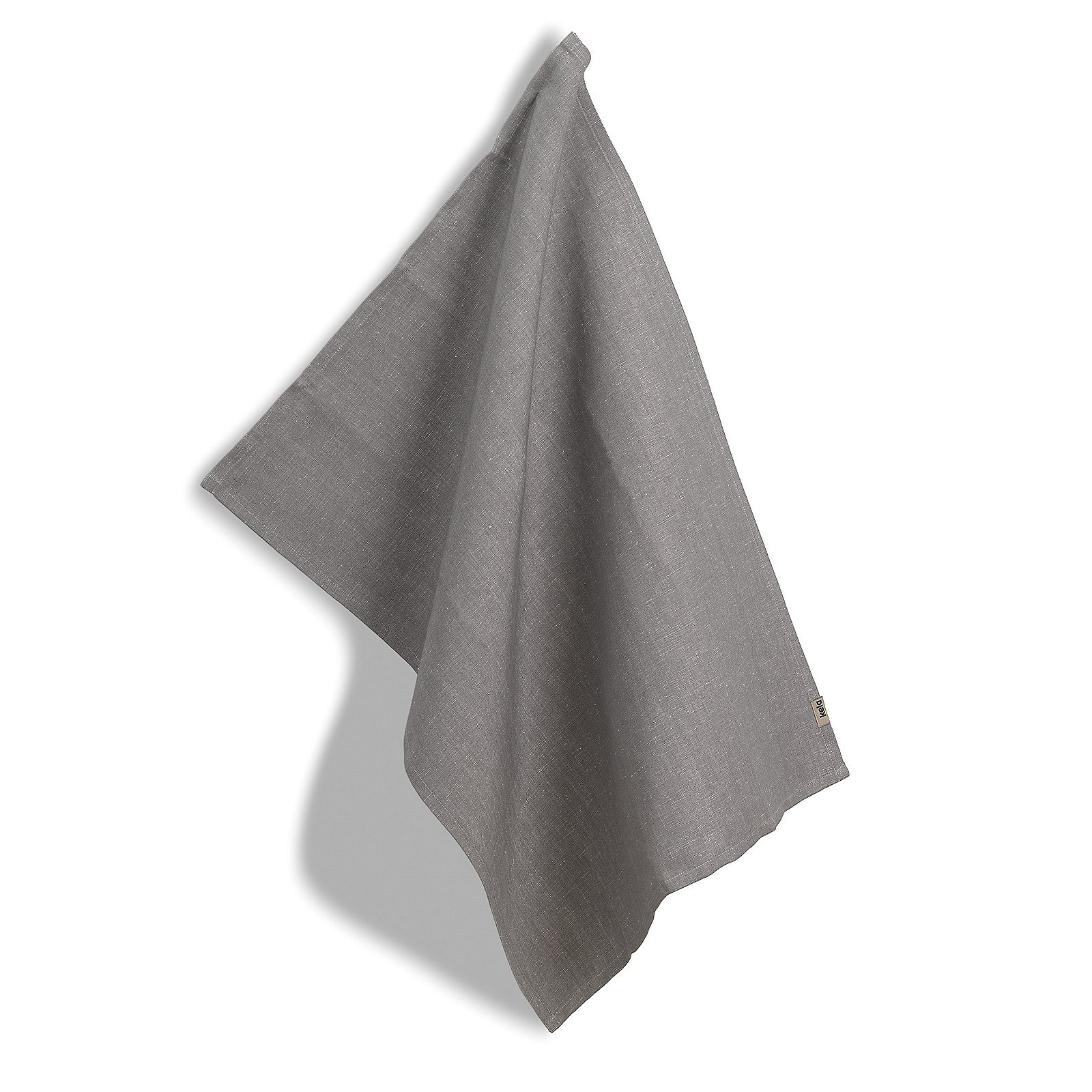 KELA Geschirrtuch PURO 50 x 70 cm Halbleinen grau