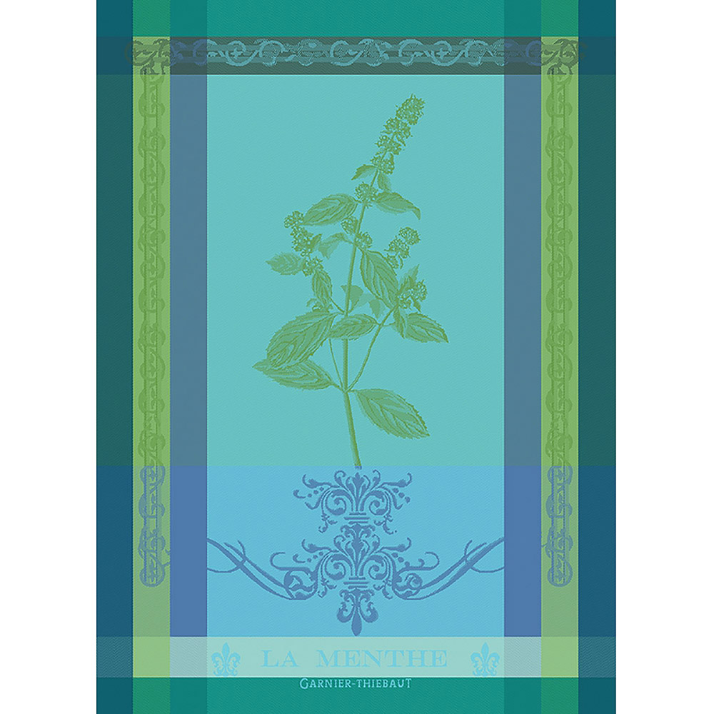 GARNIER-THIEBAUT Geschirrtuch BRIN DE MENTHE 56 x 77 cm 100% Baumwolle