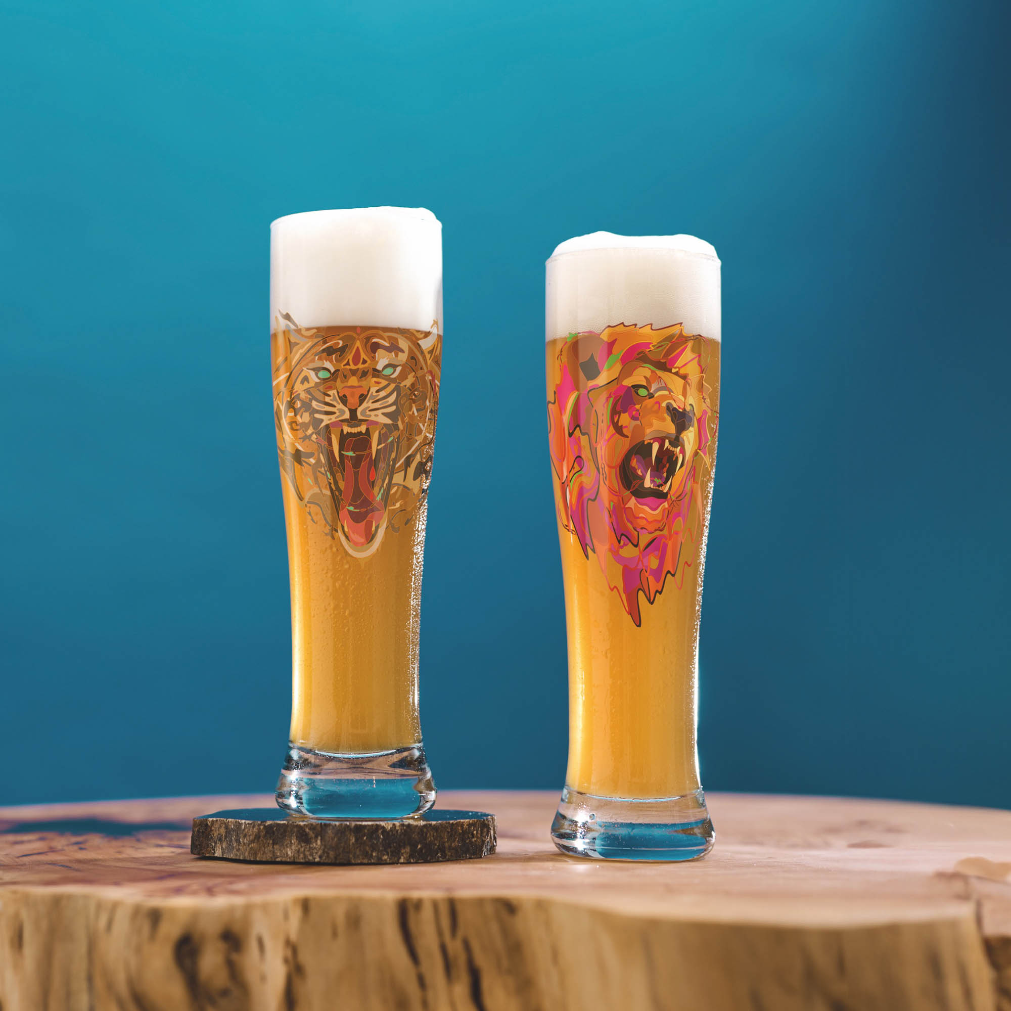 RITZENHOFF Weizenbierglas Weißbierglas BRAUCHZEIT #21 / #22 Set 2 Stück à 646 ml
