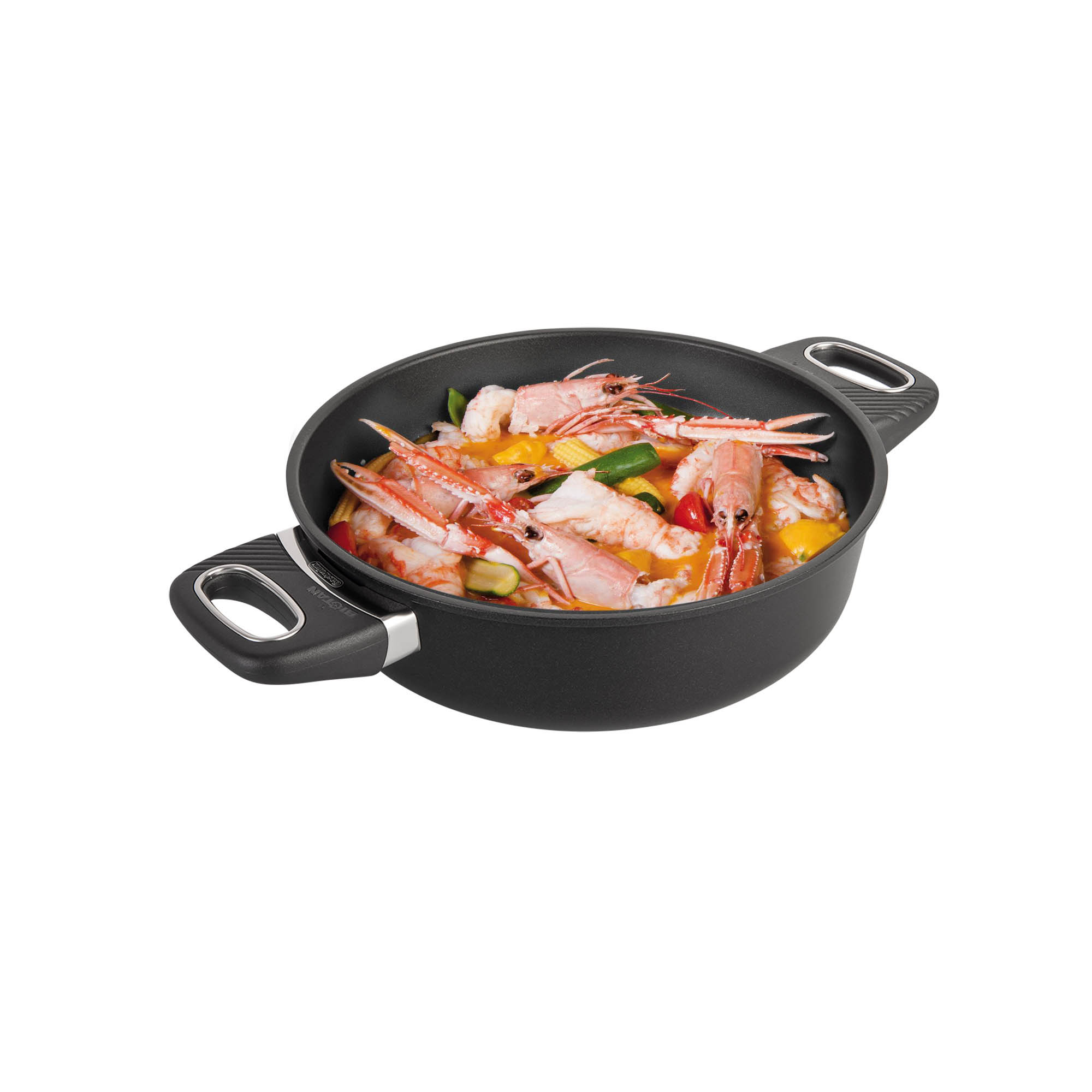 GASTROLUX Guss-Servierpfanne BIOTAN PLUS 24 cm Höhe 7,5 cm INDUKTION