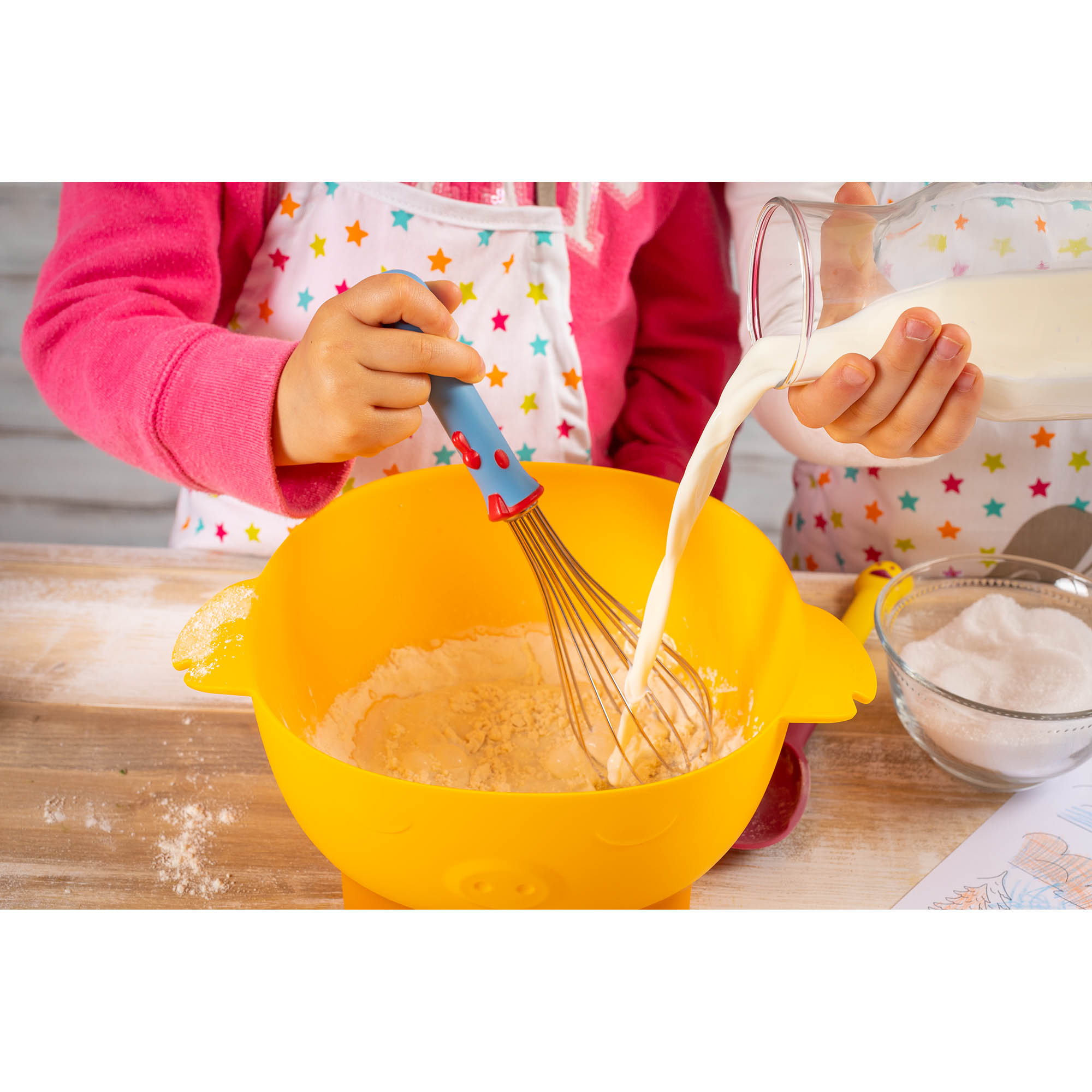 KUHN RIKON kinderkitchen Mix-Set mit Rührschüssel, Schneebesen und Kochlöffel