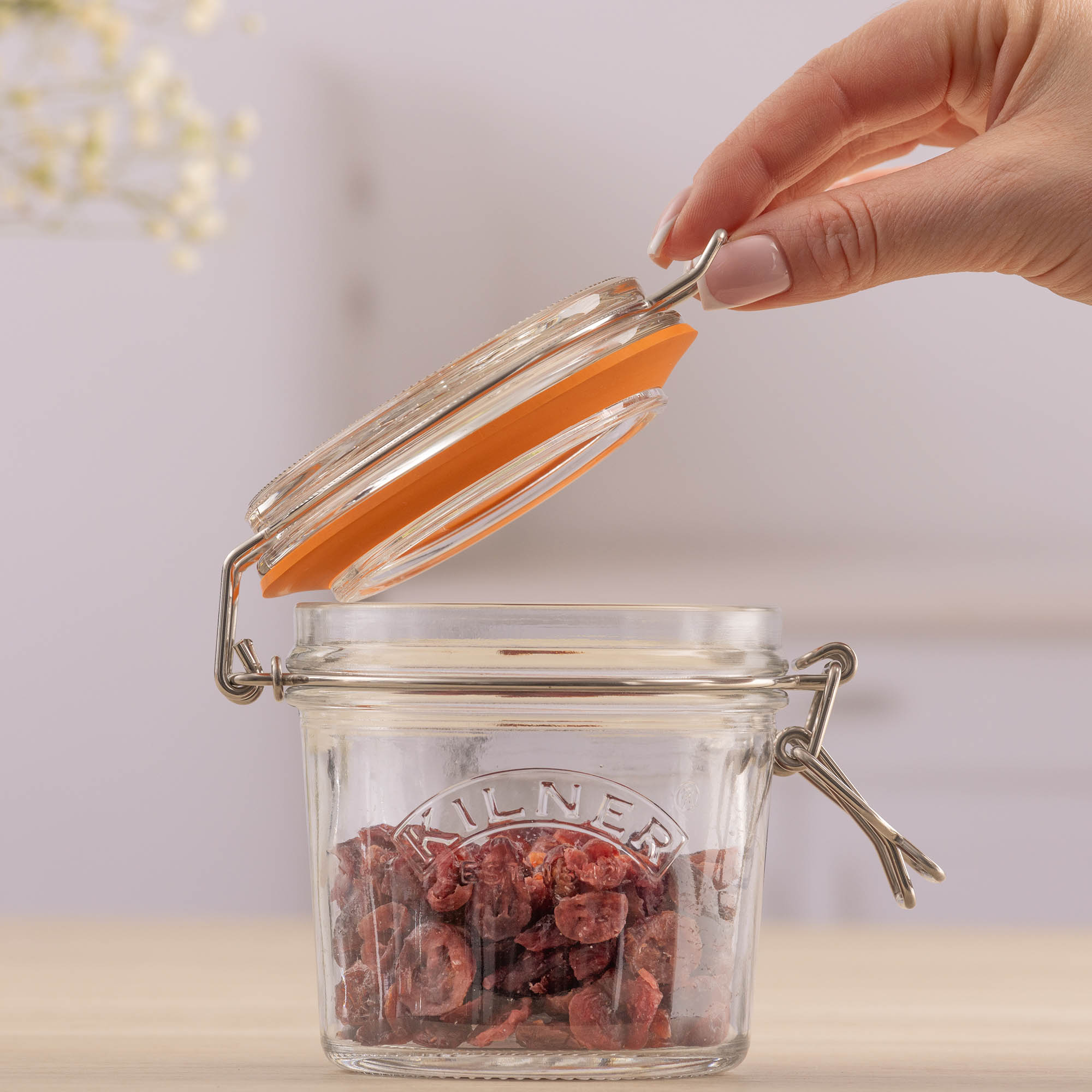 KILNER Bügelverschlussglas rund 0,35 Liter Vorratsglas Einmachglas