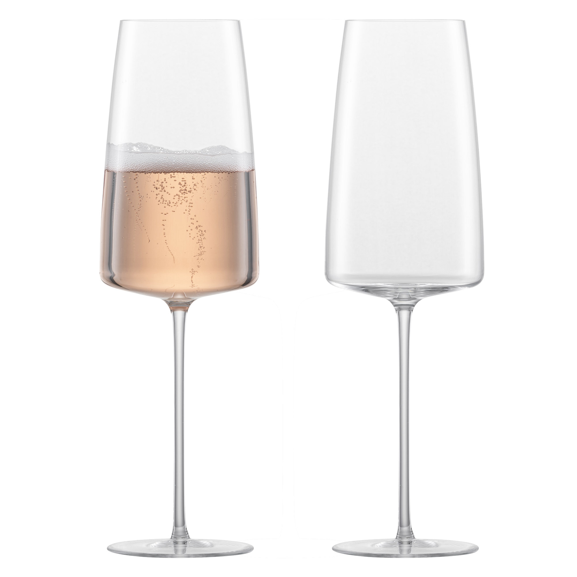 ZWIESEL GLAS SIMPLIFY series champagne glass light & fresh mouth-blown 2 pieces 407 ml