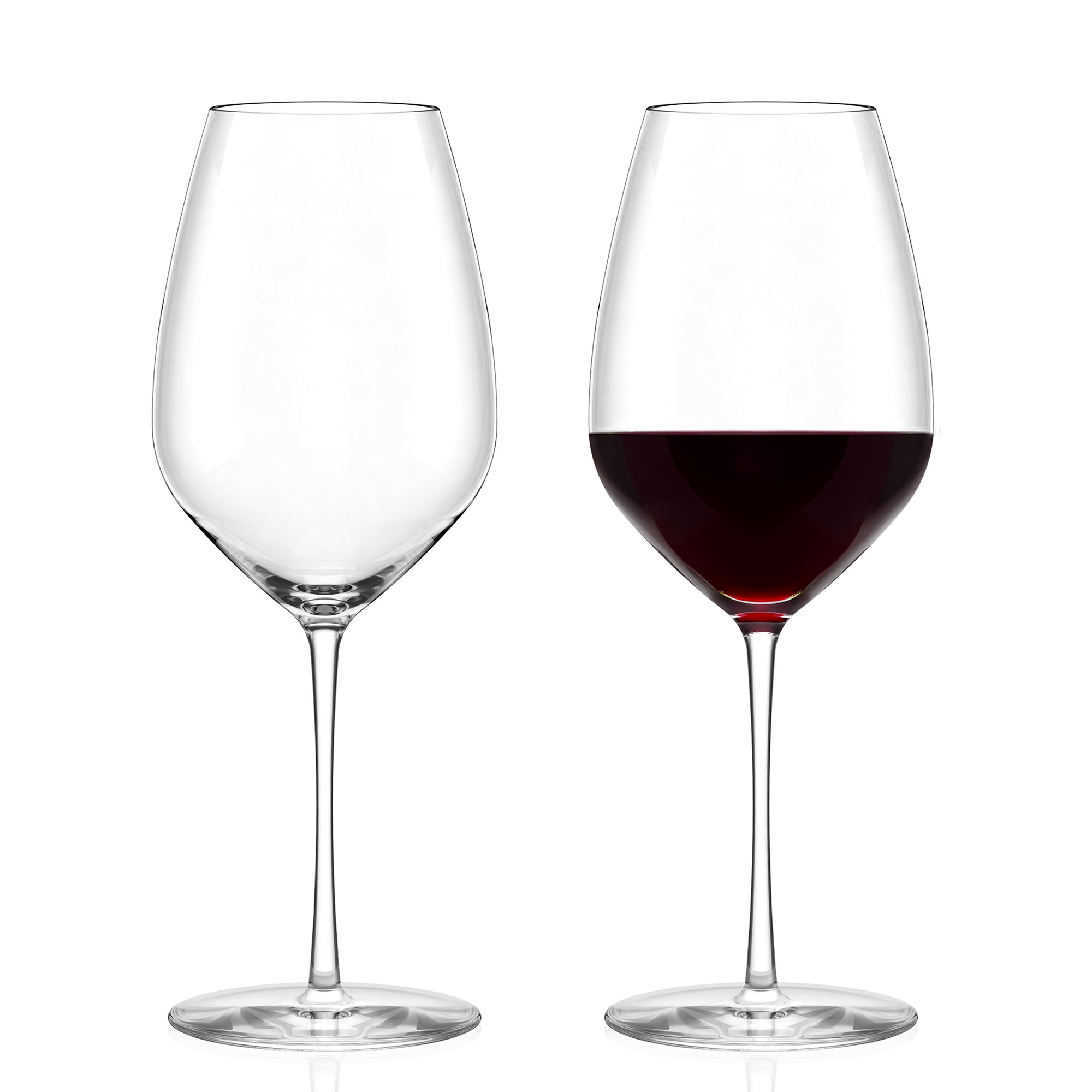 STÖLZLE LAUSITZ Serie FINO Bordeauxkelch Rotweinglas 2 Stück Inhalt 655 ml