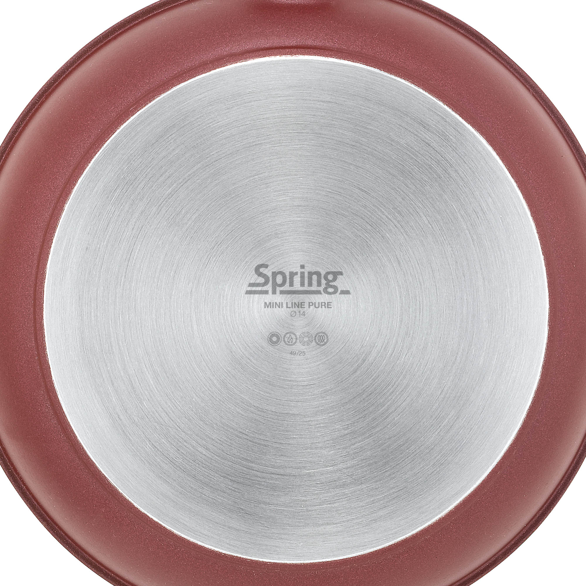 SPRING Mini-Bratpfanne PURE 14 cm Eierpfanne schwarz INDUKTION