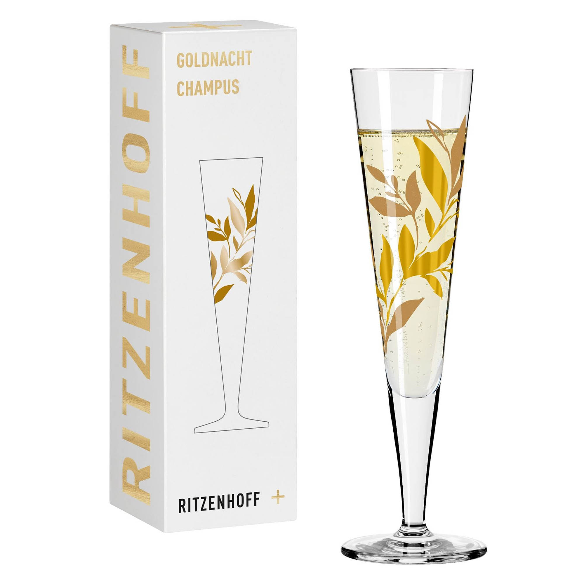 RITZENHOFF Champagne glass GOLDNACHT No 47 Contents 205 ml