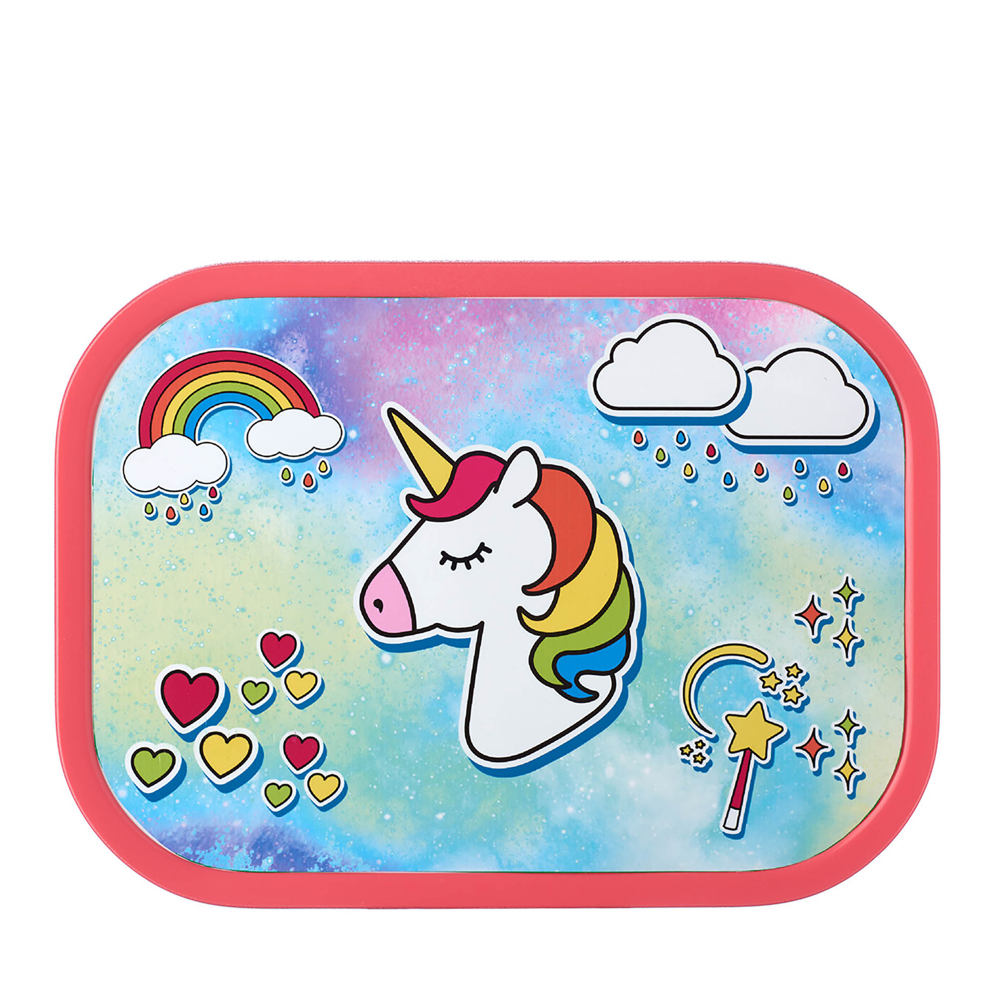 MEPAL Brotdose mit Bento-Einsatz CAMPUS 0,75 Liter Motiv Einhorn Unicorn