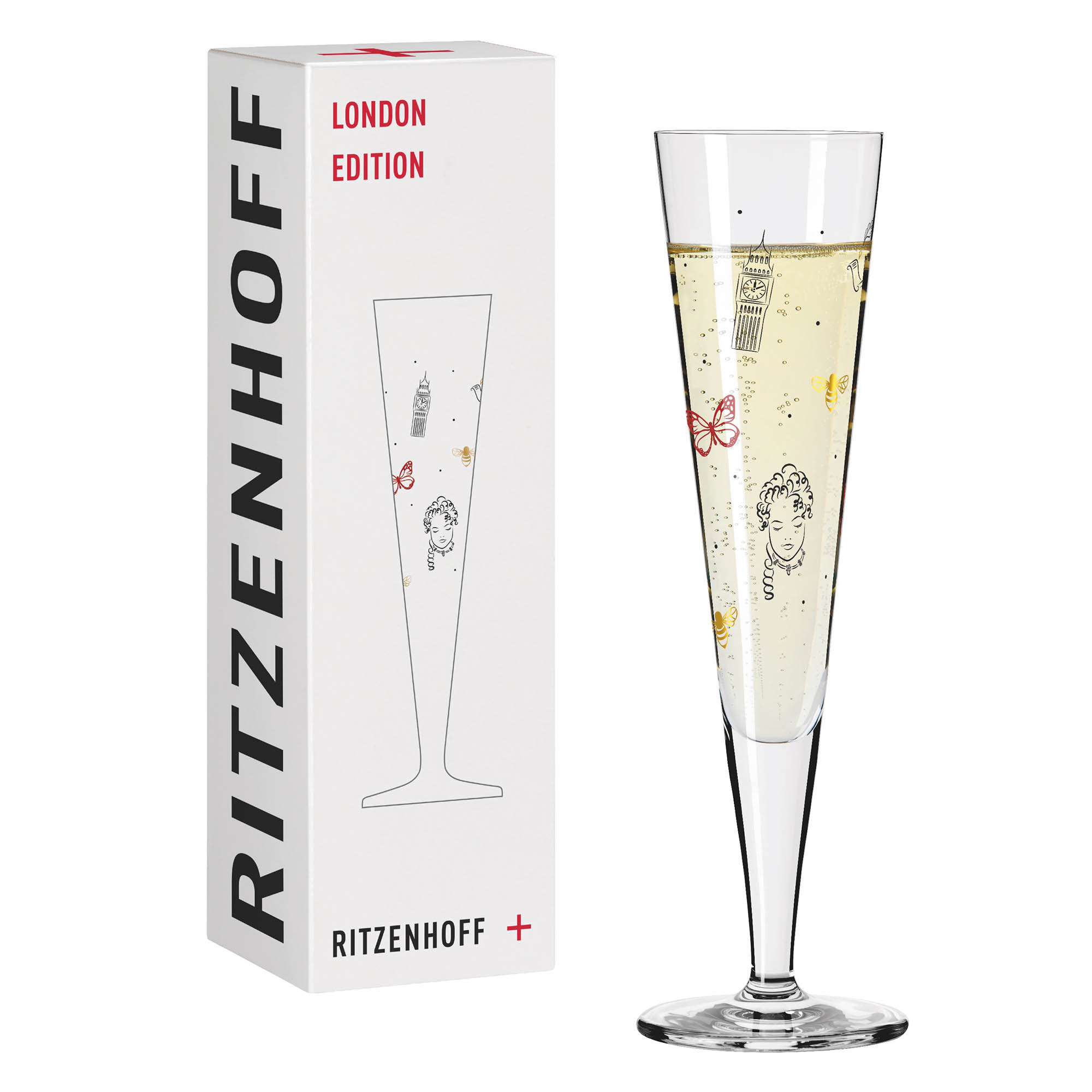 RITZENHOFF Champagne glass CHAMPUS LONDON EDITION Contents 205 ml