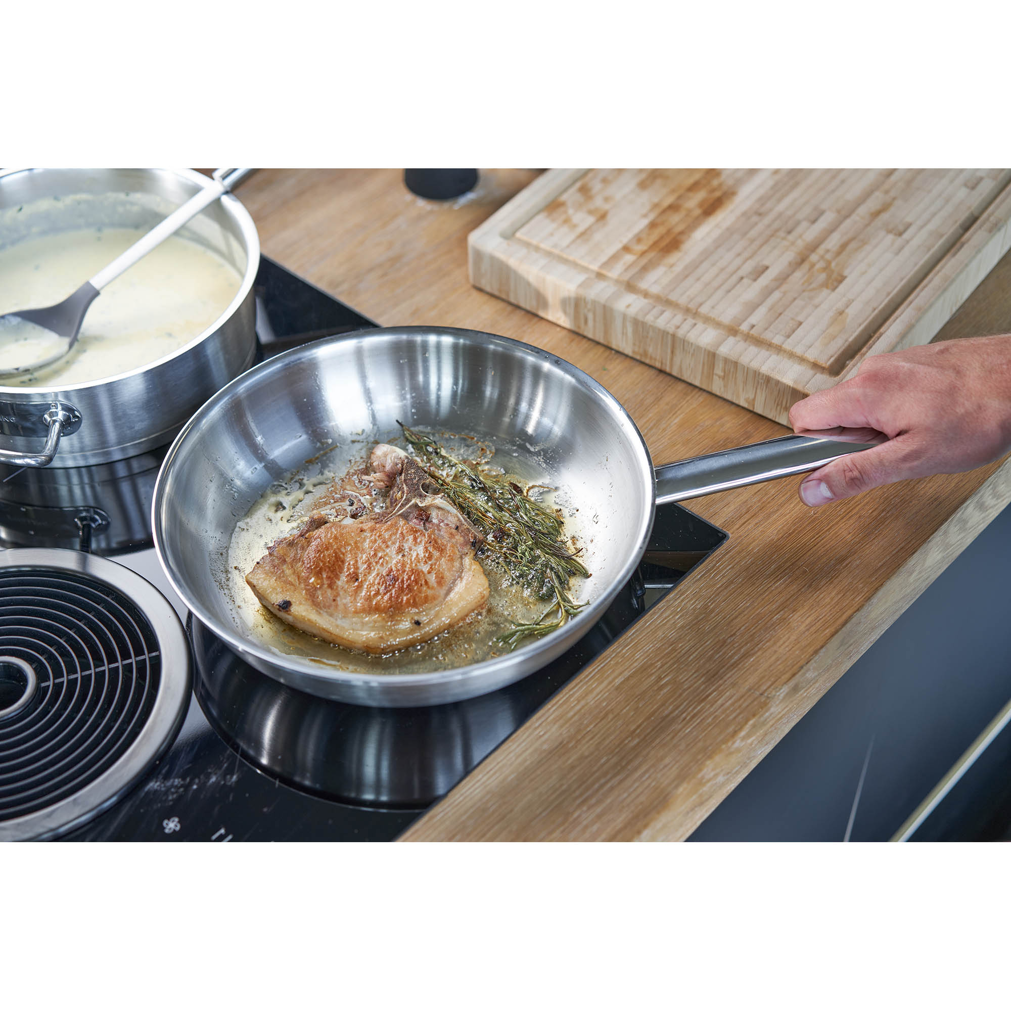 ZWILLING PRO frying pan 28 cm high stainless steel INDUCTION