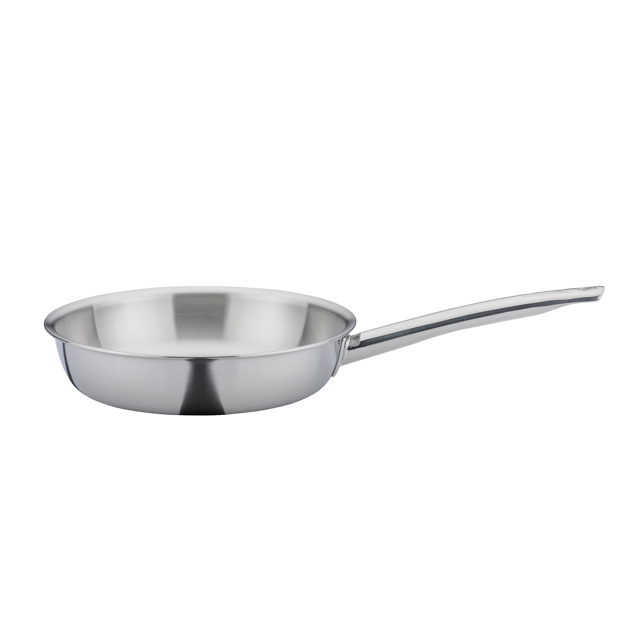 SPRING Bratpfanne XL BRIGADE PREMIUM unbeschichtet mit hohem Rand 24 cm