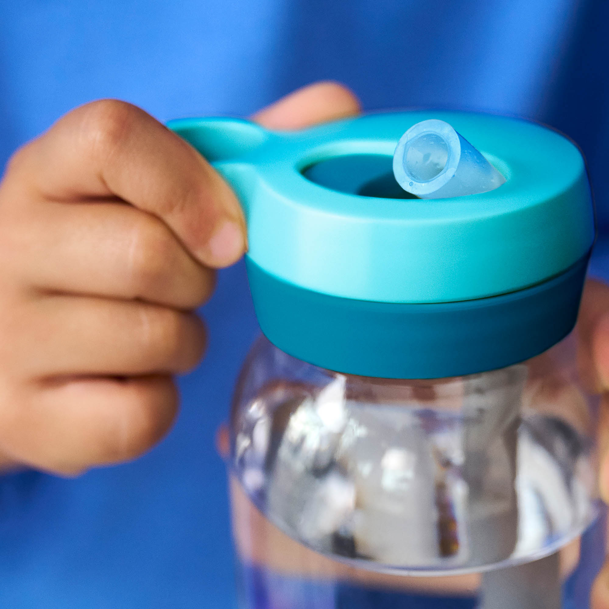 MEPAL Trinkflasche mit Trinkhalm CAMPUS 0,45 Liter Motiv FROZEN FRIENDS