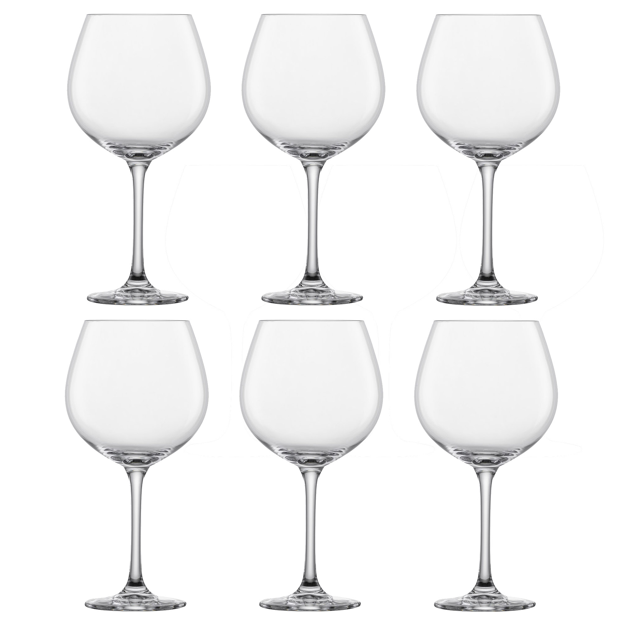 SCHOTT ZWIESEL Serie CLASSICO Burgunderglas 6 Stück Inhalt 814 ml Burgunderpokal