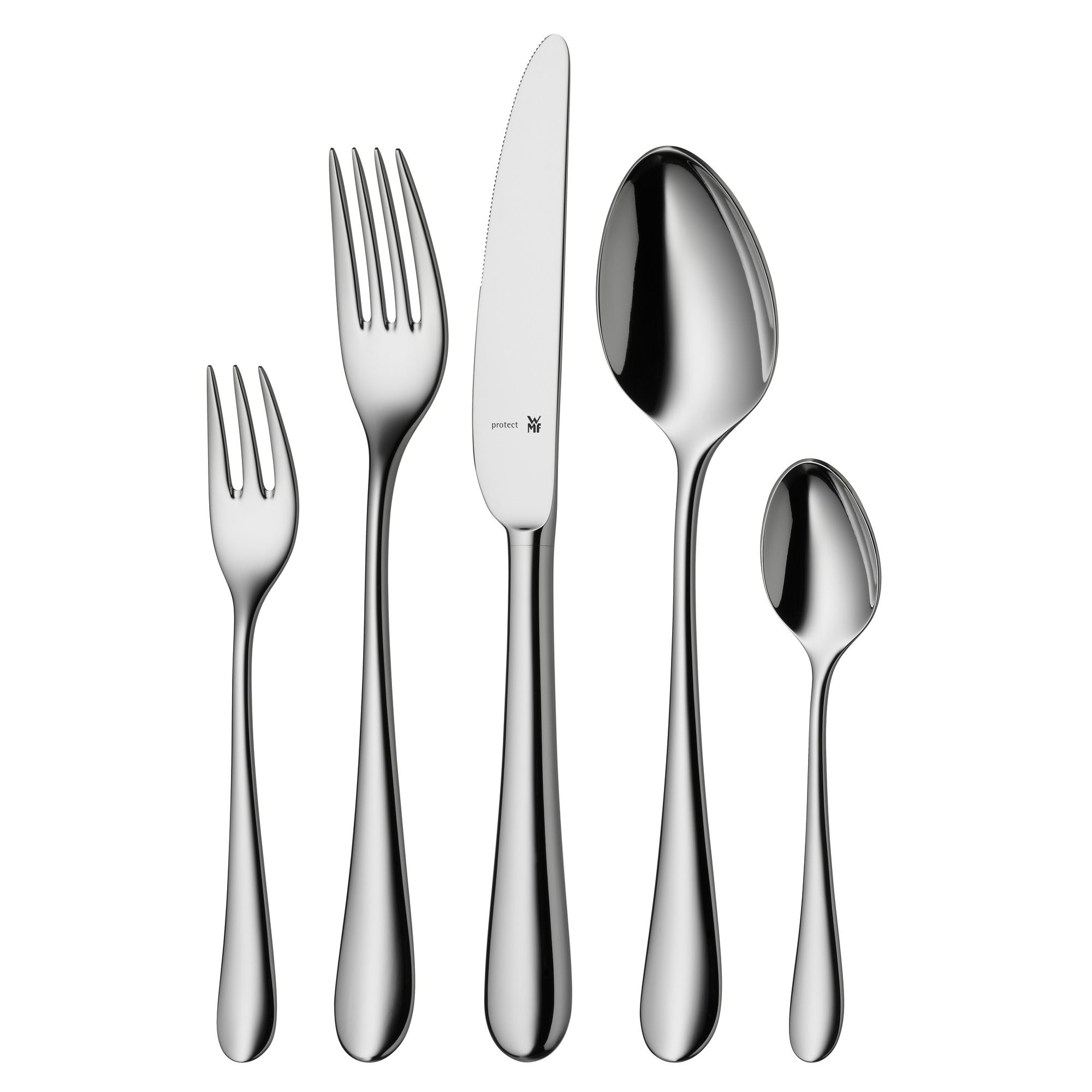 WMF Besteck-Set Merit (66-tlg), 12 Personen, Cromargan® Edelstahl Rostfrei 18/10, poliert