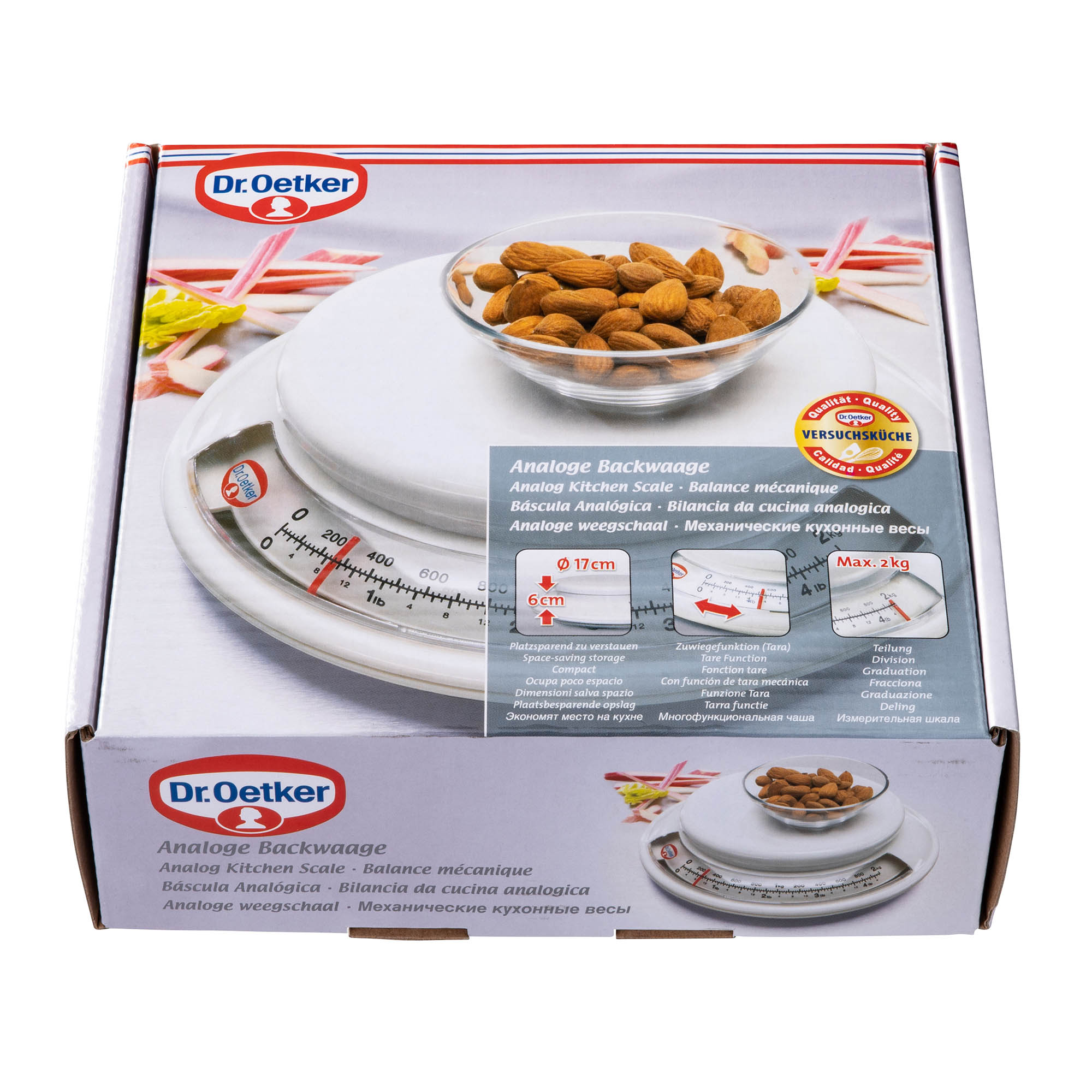 DR.OETKER Backwaage Küchenwaage Haushaltswaage analog