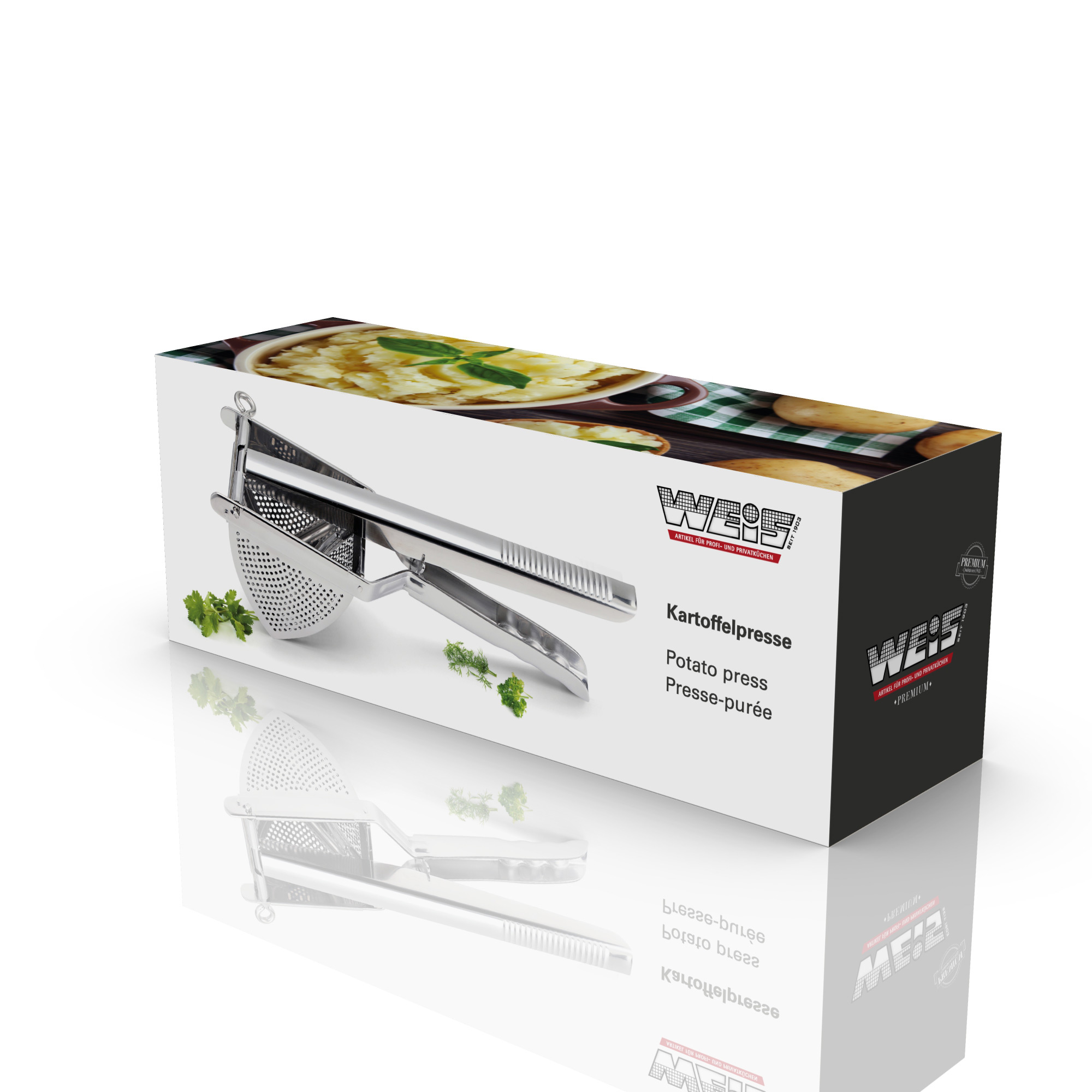 WEIS stainless steel potato ricer