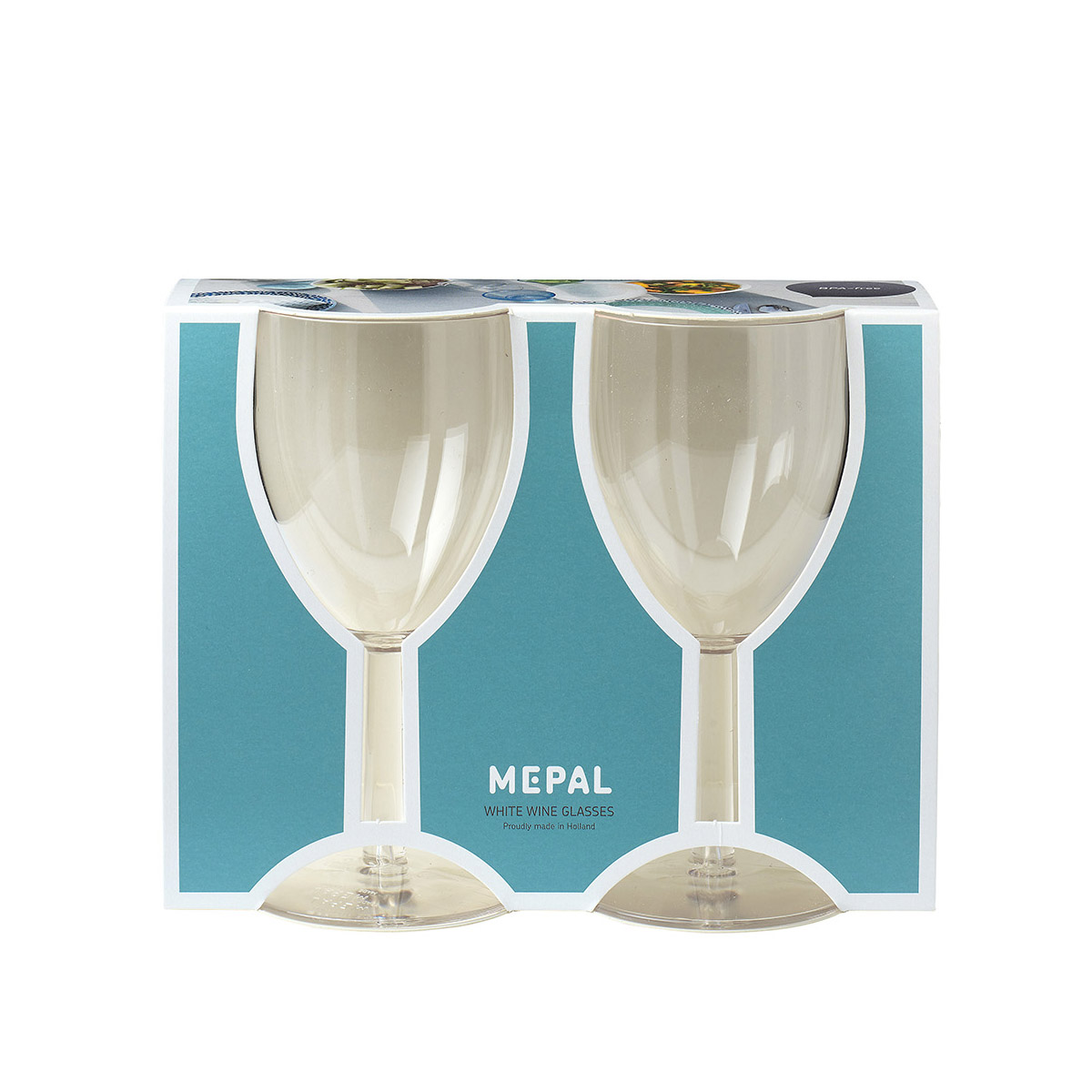 MEPAL 2er-Set Weingläser 0,2 Liter aus SAN-Kunststoff Weinglas