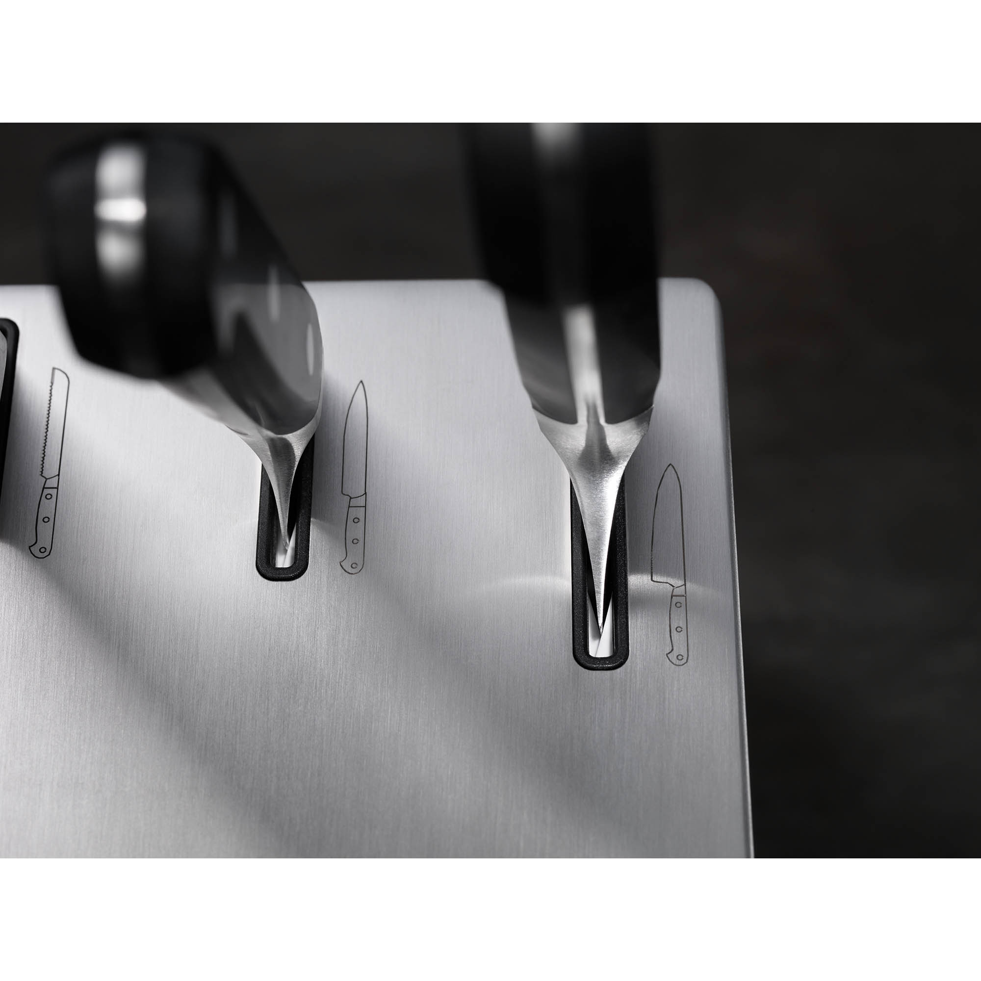 ZWILLING PRO Selbstschärfender Messerblock 7 teilig Esche