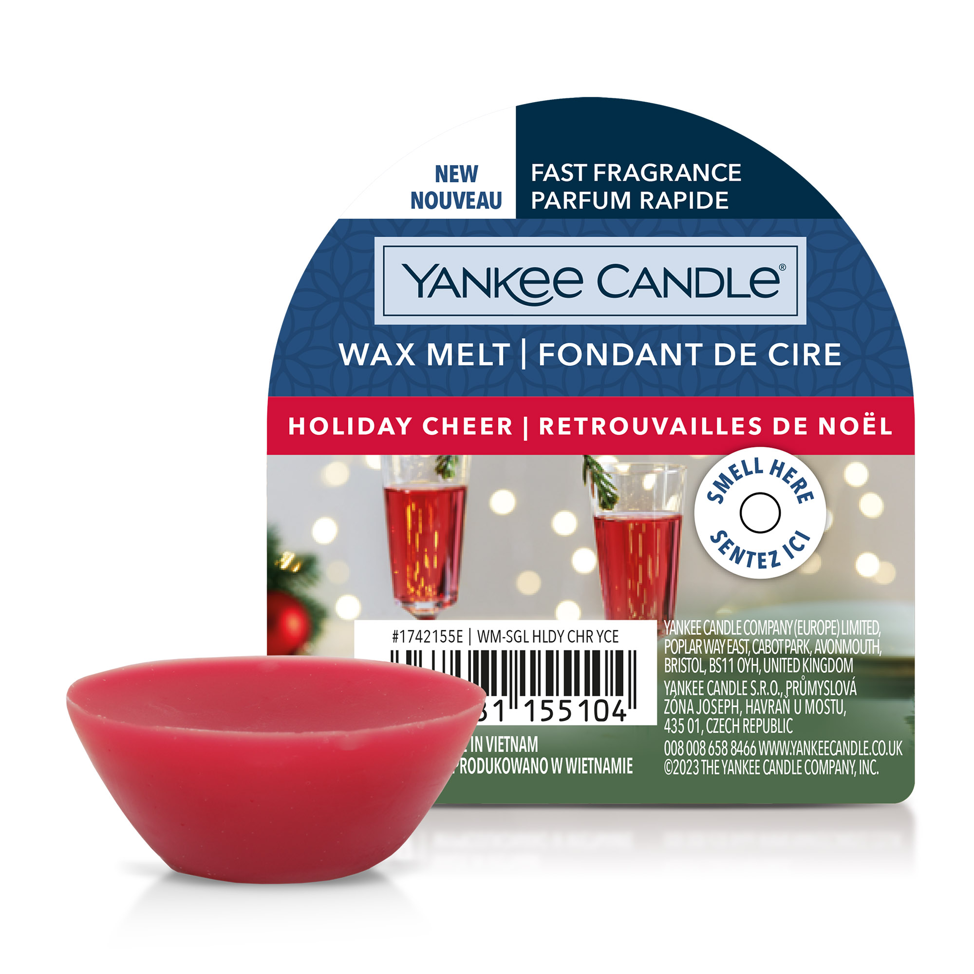YANKEE CANDLE Wax Melt HOLIDAY CHEER 22 g Duftwachs