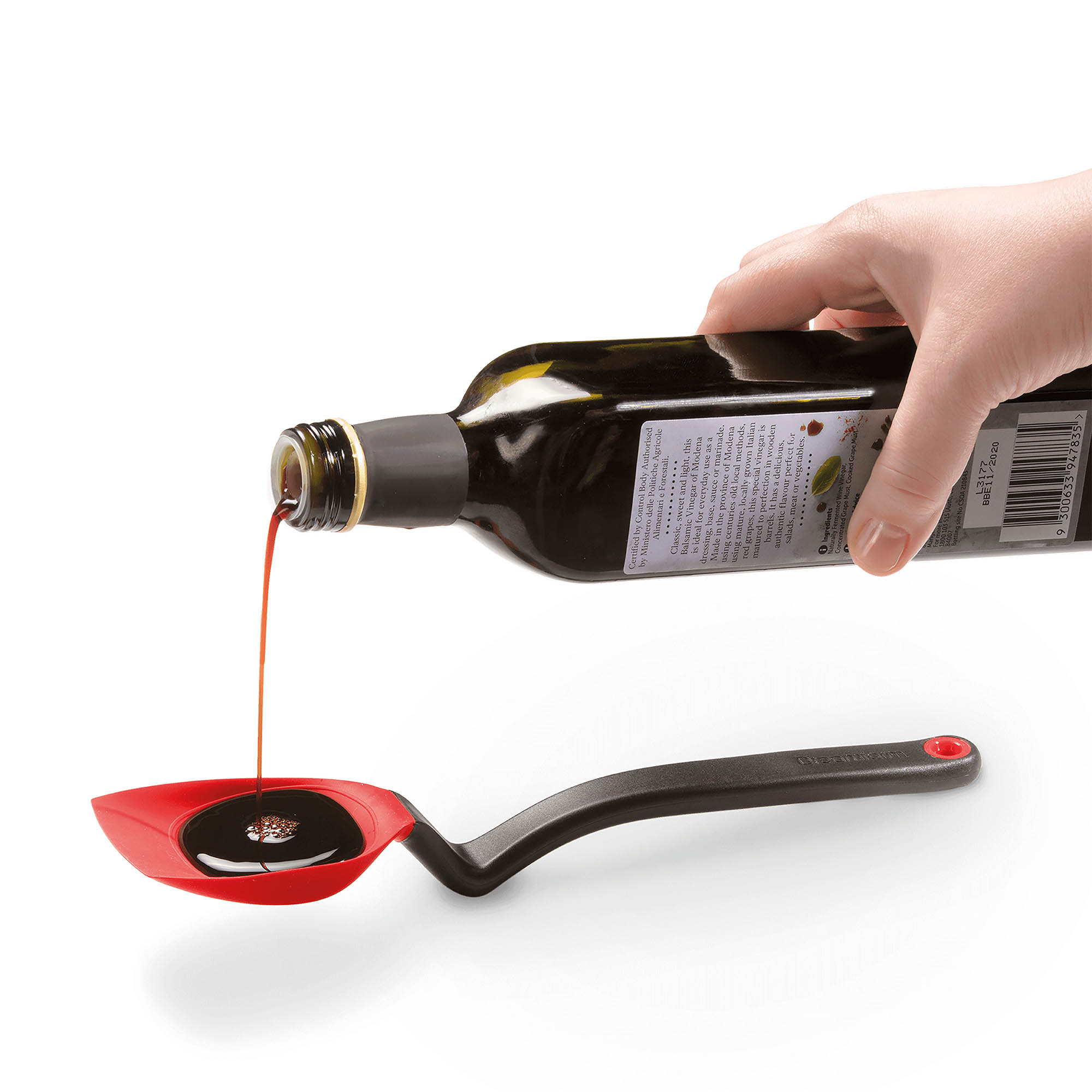 DREAMFARM scoop measuring spoon dough scraper SUPOON red