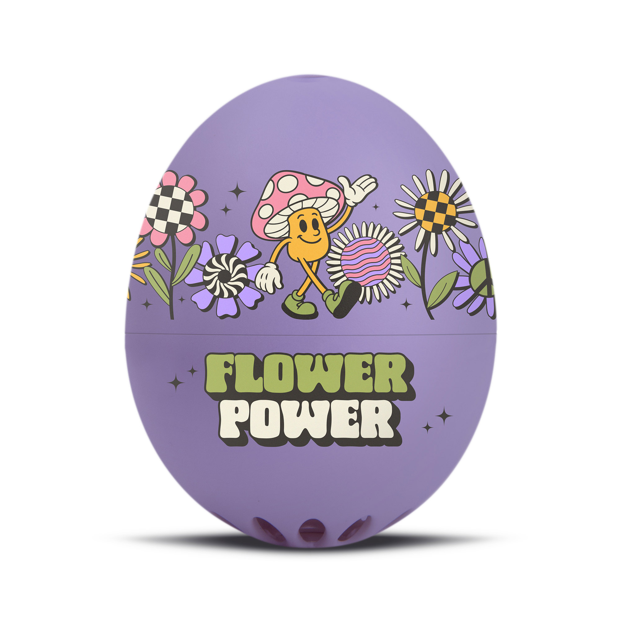 BRAINSTREAM PiepEi FLOWER POWER Eieruhr zum Mitkochen für 3 Härtegrade