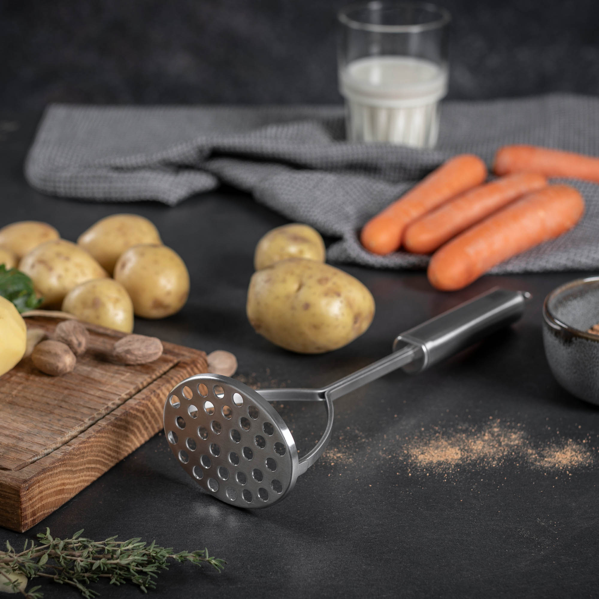KUHN RIKON Kartoffelstampfer ESSENTIAL Edelstahl