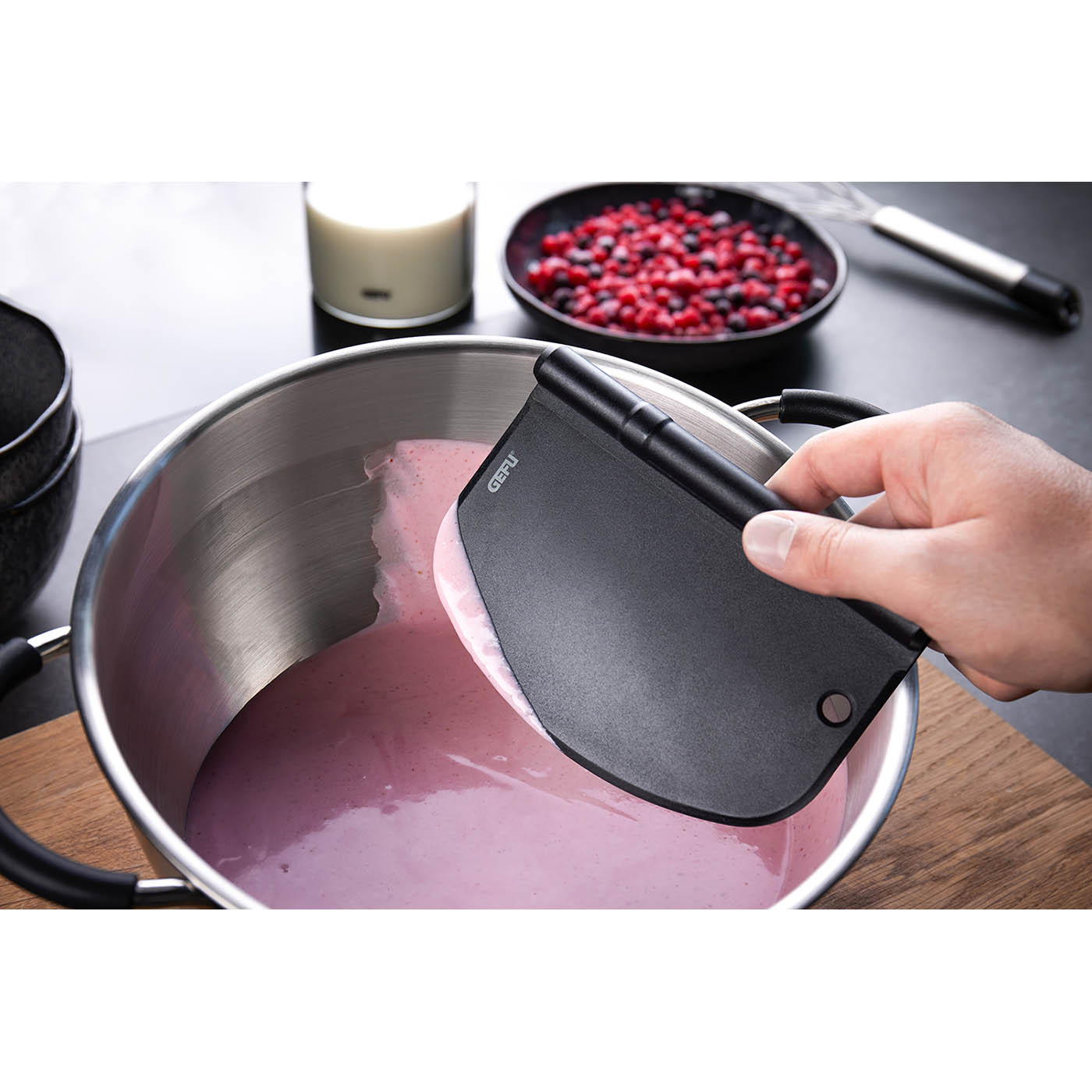 GEFU Teigspachtelset DUTTO 2-teilig Teigschneider und Teigschaber